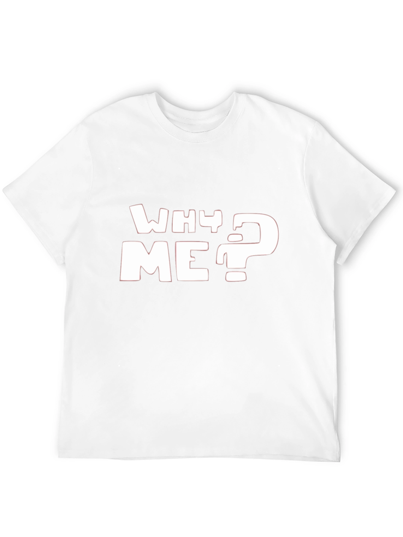 Why Me? Graphic T-Shirt - Black Casual Tee