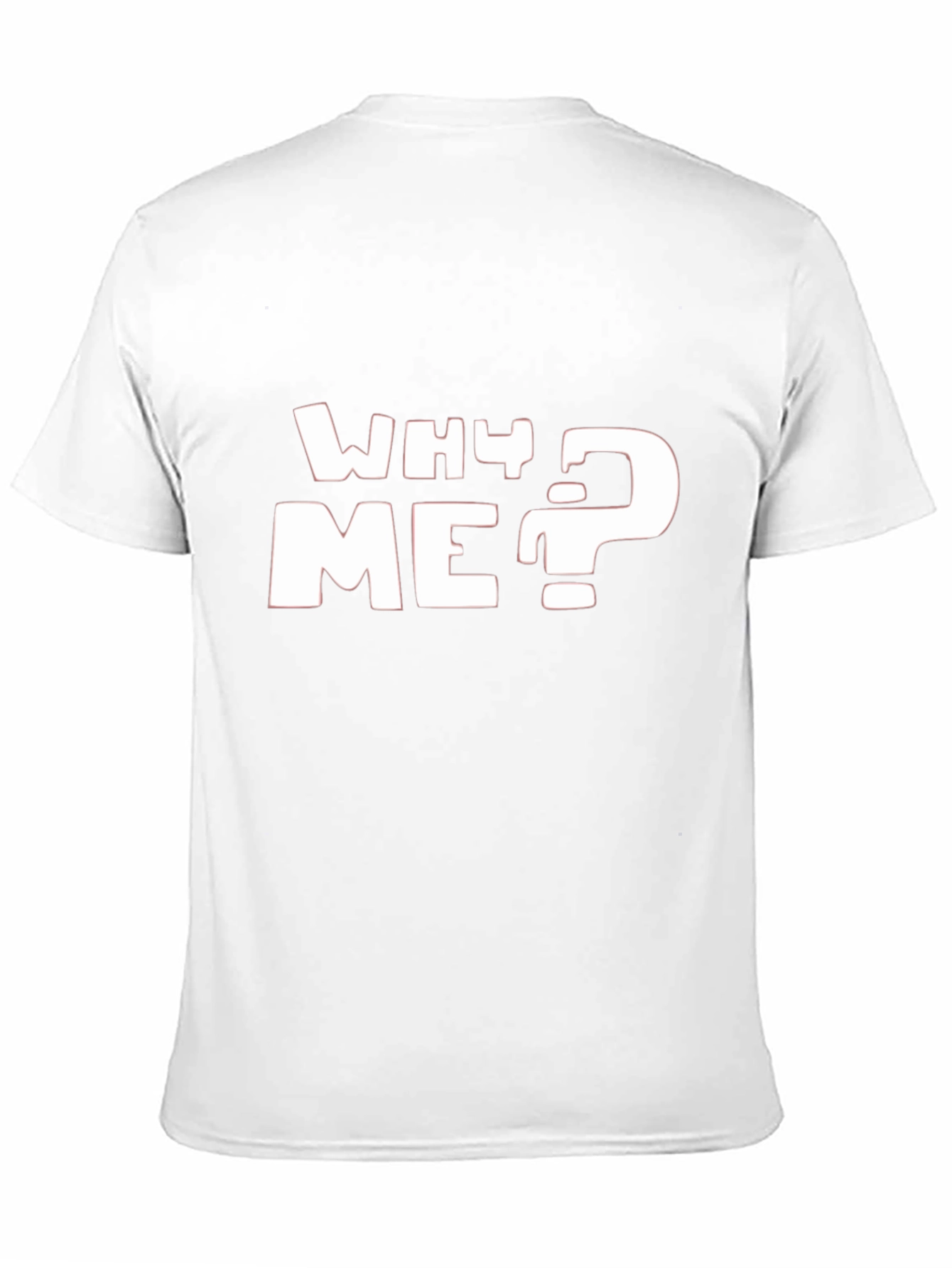 Why Me? Graphic T-Shirt - Black Casual Tee