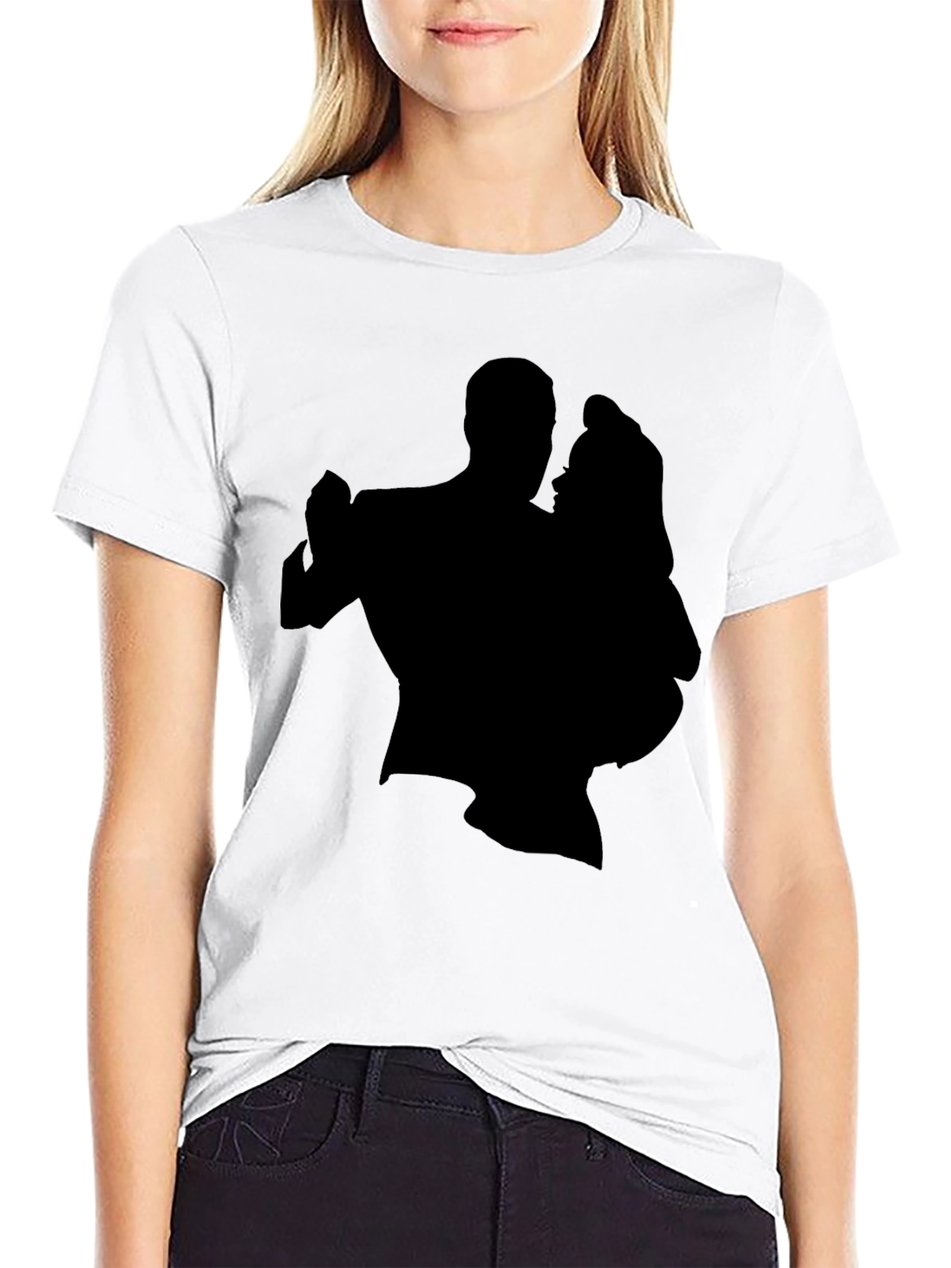 Silhouette Dance Graphic Tee - Classic Black T-Shirt