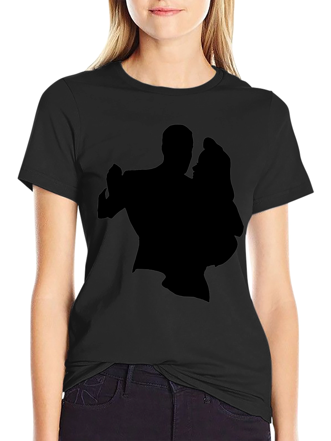 Silhouette Dance Graphic Tee - Classic Black T-Shirt