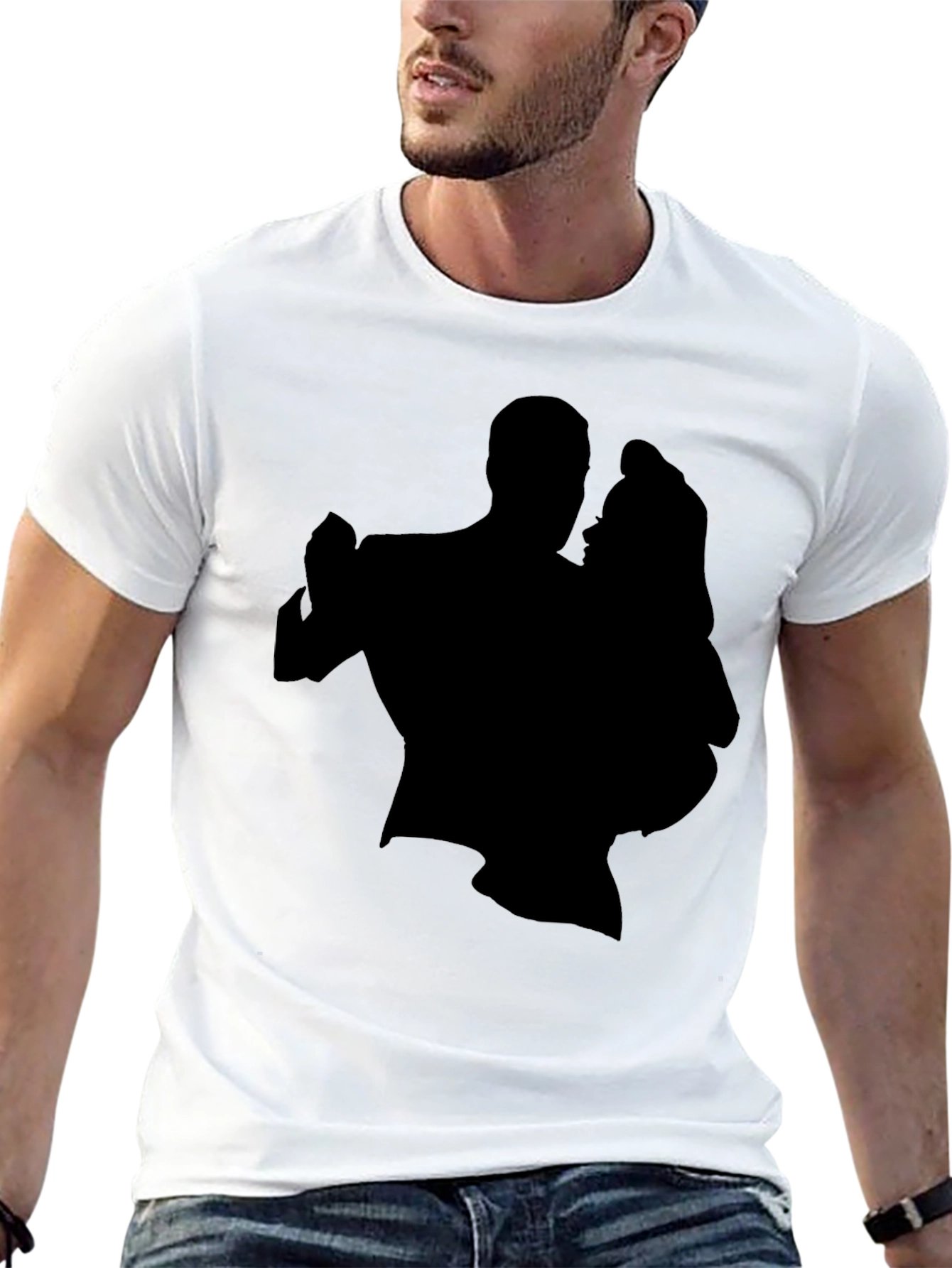 Silhouette Dance Graphic Tee - Classic Black T-Shirt