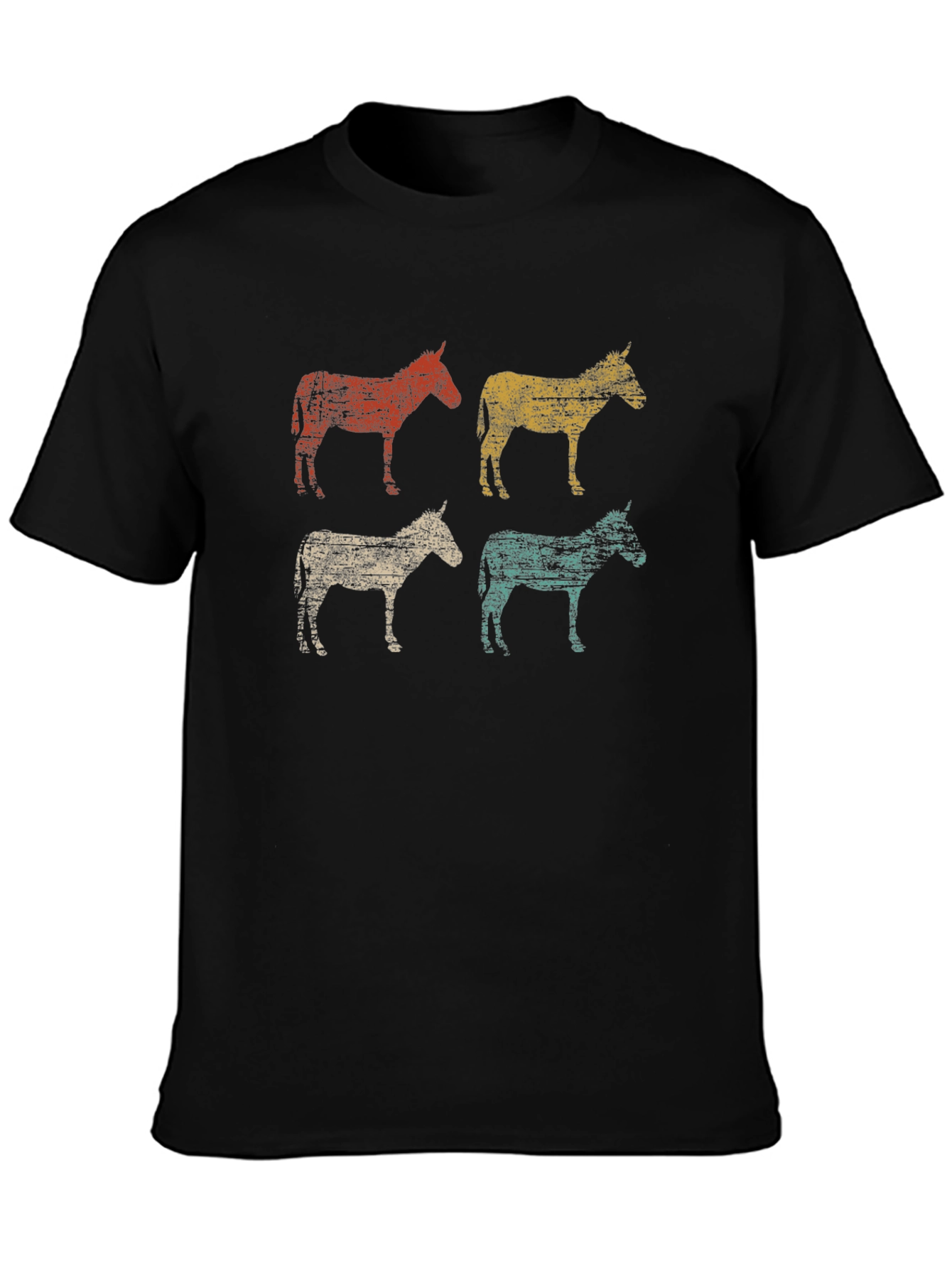 Retro Donkey Graphic T-Shirt