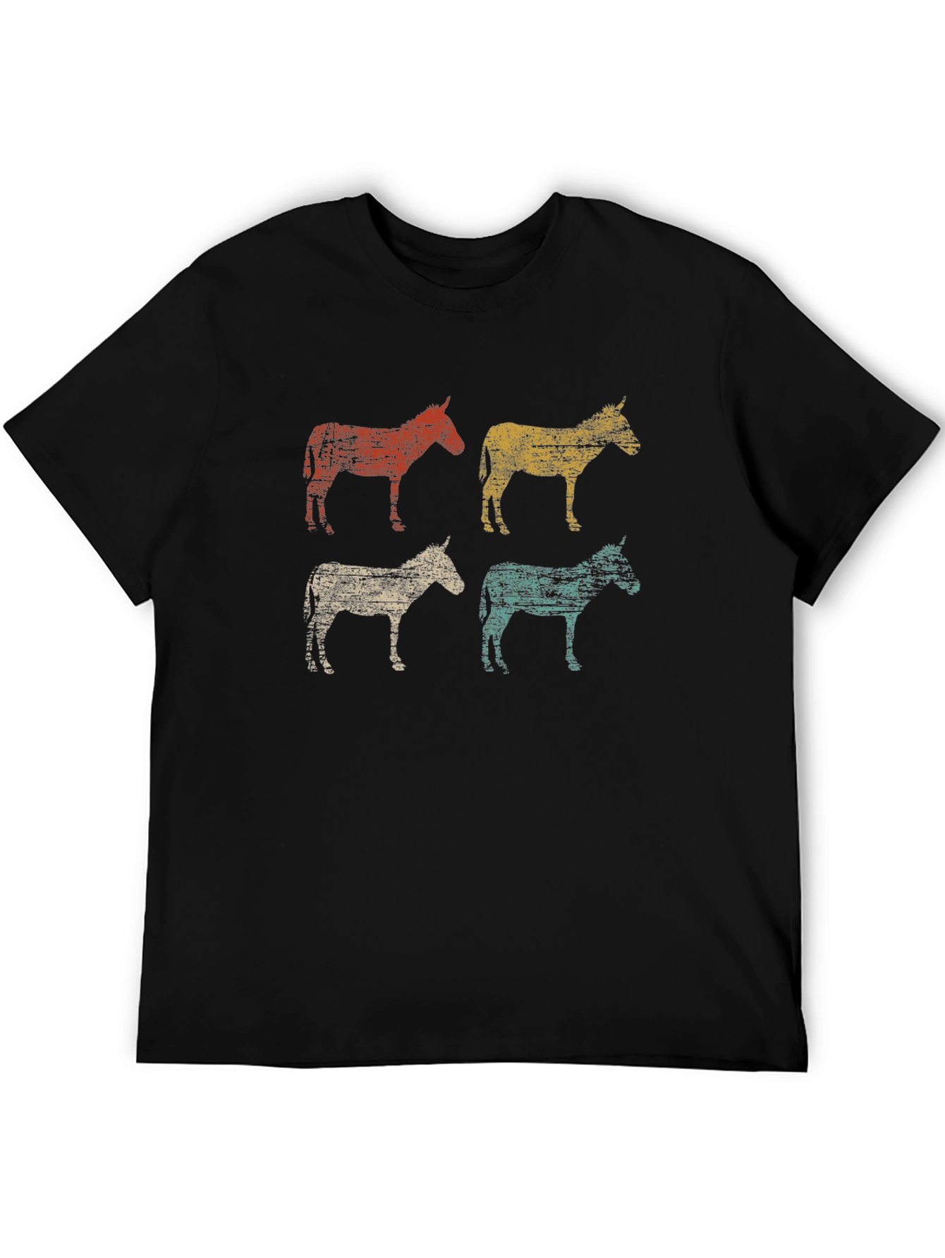 Retro Donkey Graphic T-Shirt