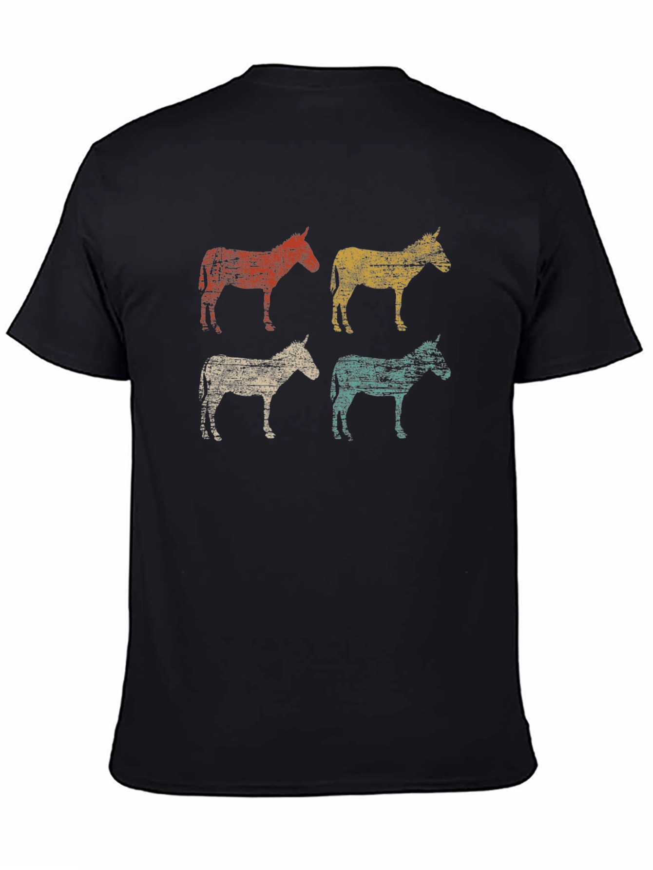 Retro Donkey Graphic T-Shirt