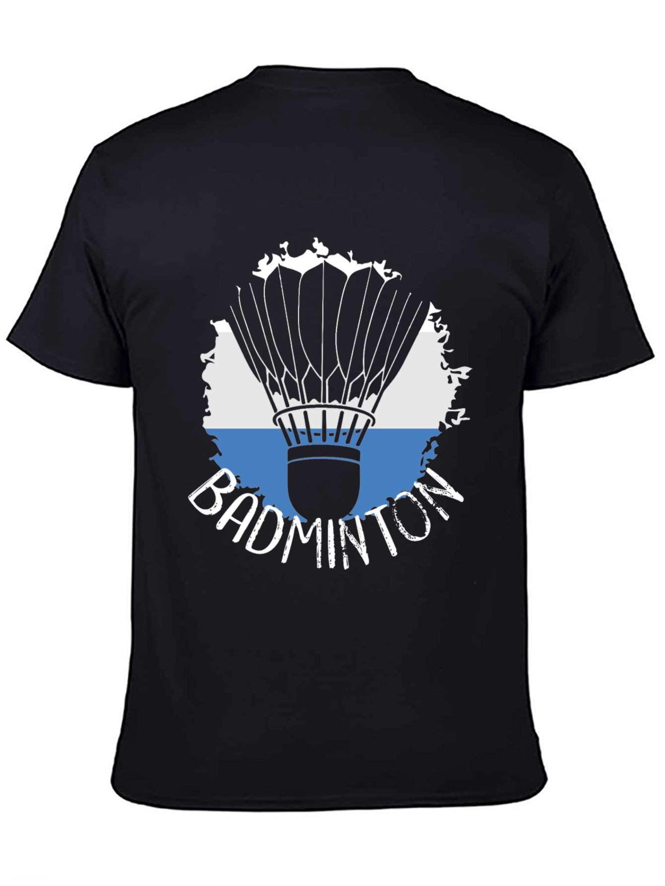 Badminton Shuttlecock Graphic Tee - Sporty Casual Style