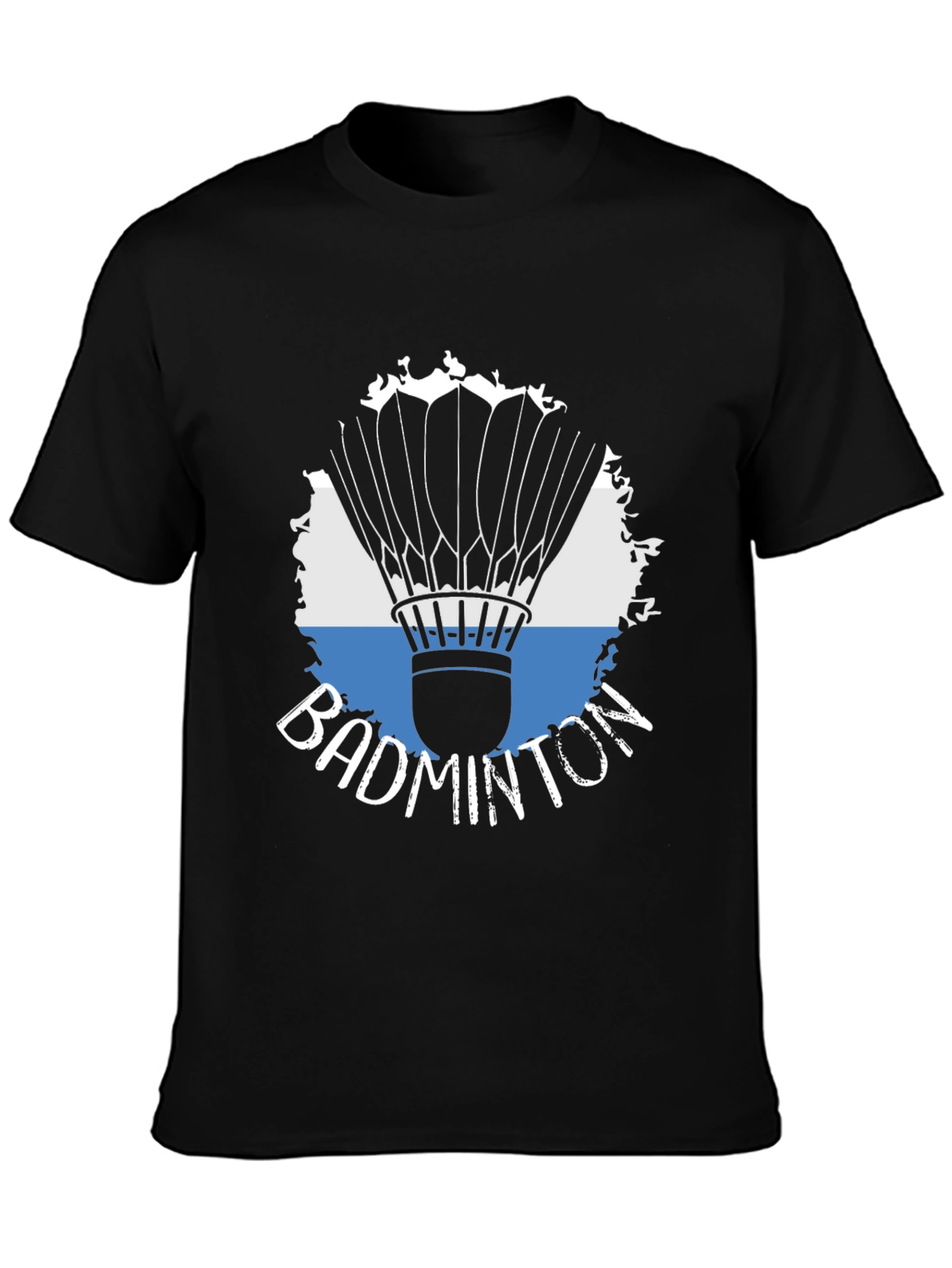 Badminton Shuttlecock Graphic Tee - Sporty Casual Style