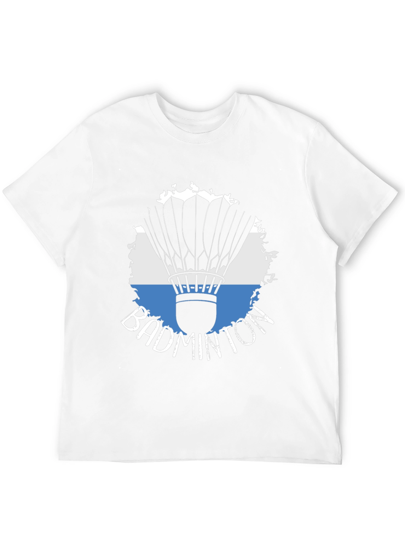 Badminton Shuttlecock Graphic Tee - Sporty Casual Style