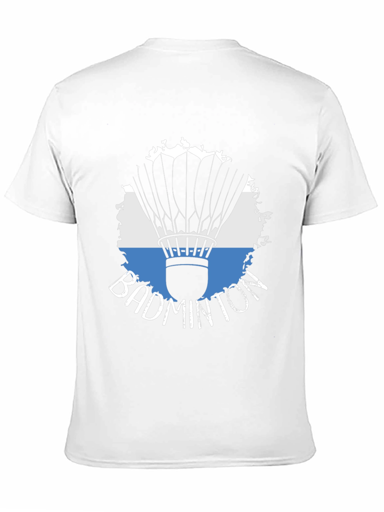 Badminton Shuttlecock Graphic Tee - Sporty Casual Style