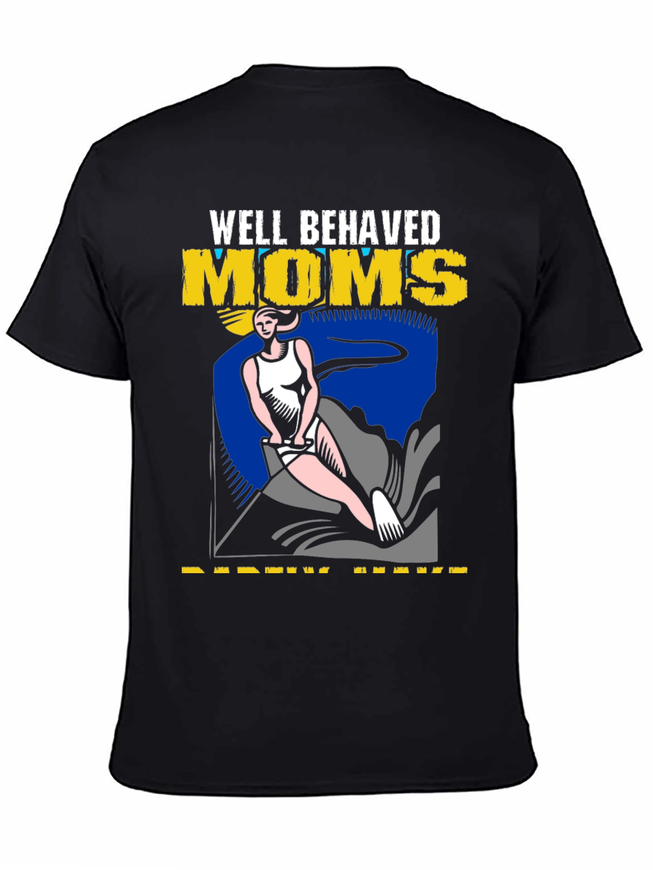 Well Behaved Moms Waterski T-Shirt