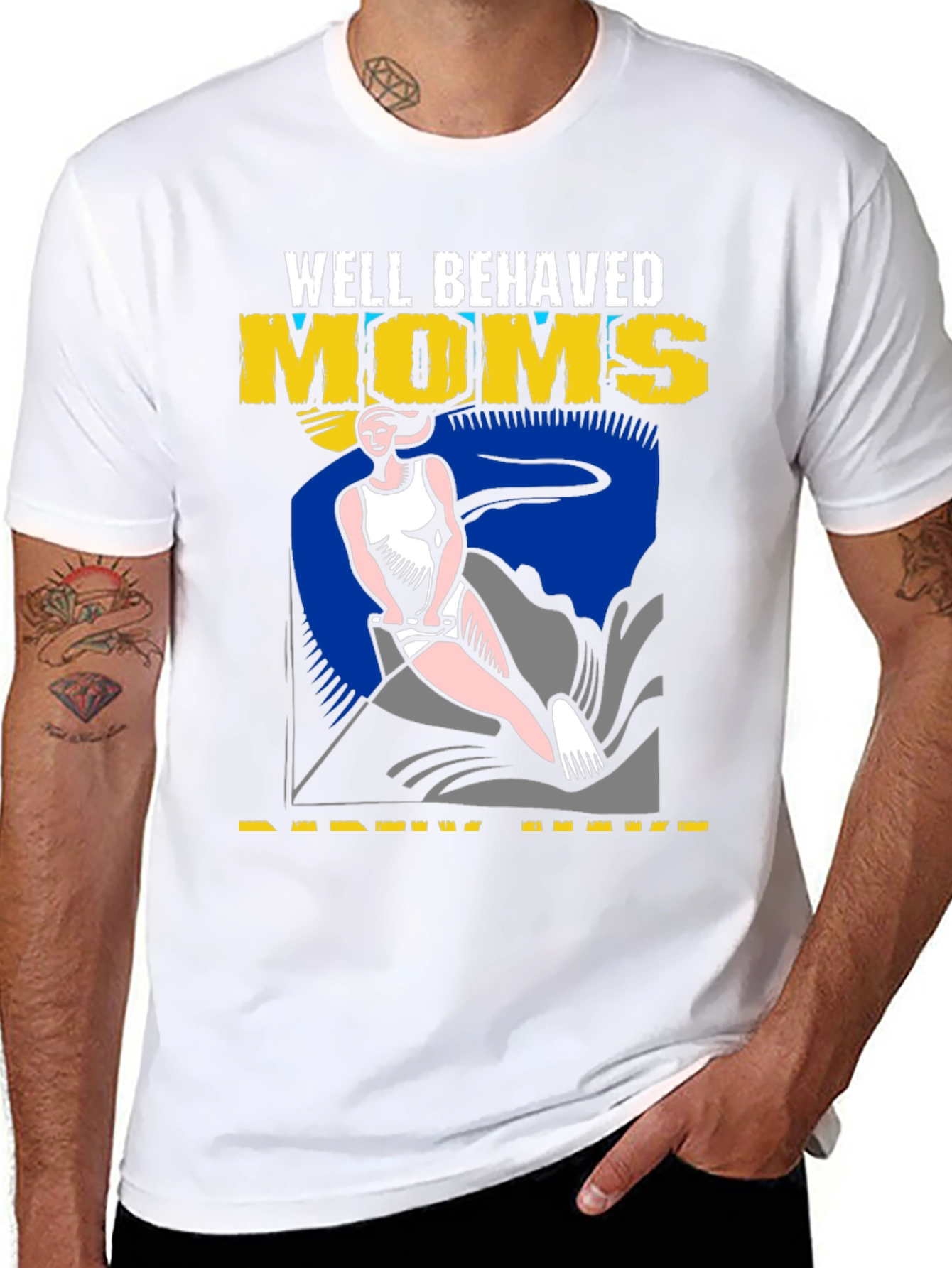 Well Behaved Moms Waterski T-Shirt