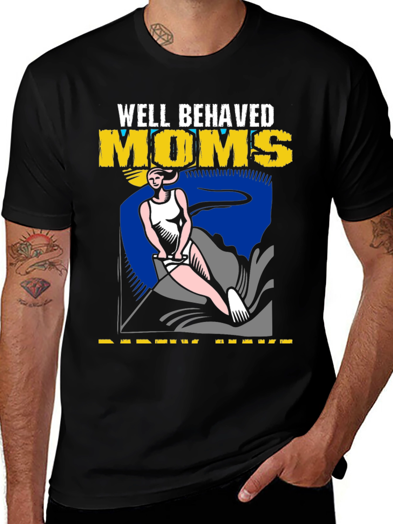 Well Behaved Moms Waterski T-Shirt