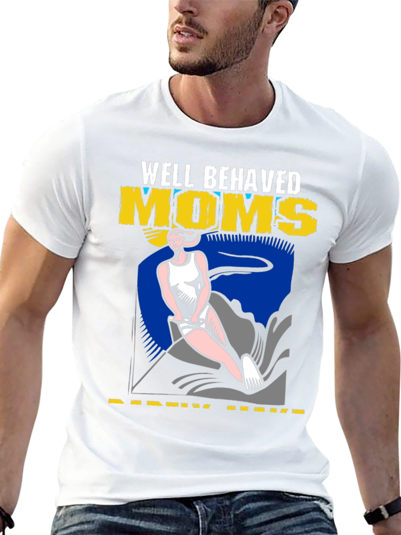 Well Behaved Moms Waterski T-Shirt