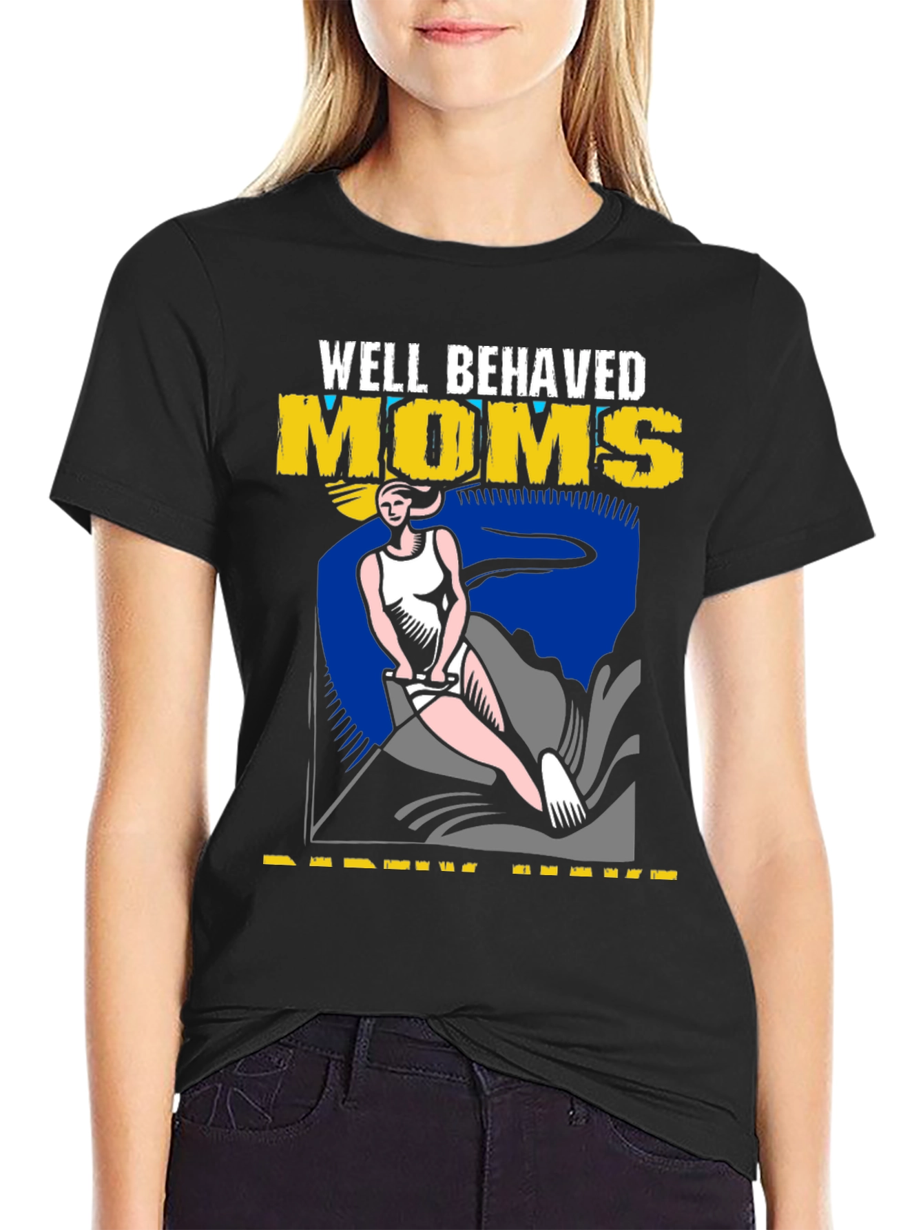 Well Behaved Moms Waterski T-Shirt