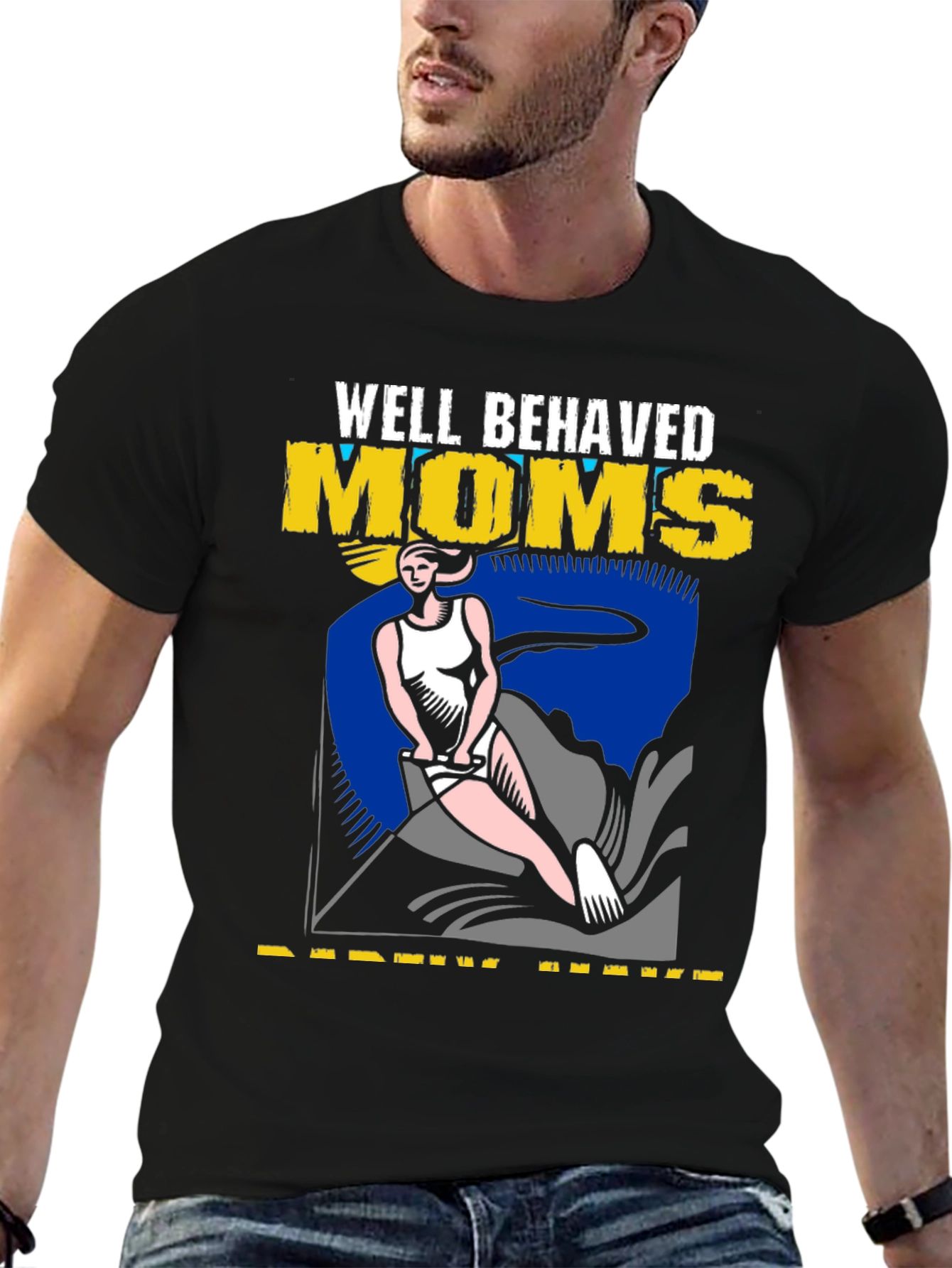 Well Behaved Moms Waterski T-Shirt