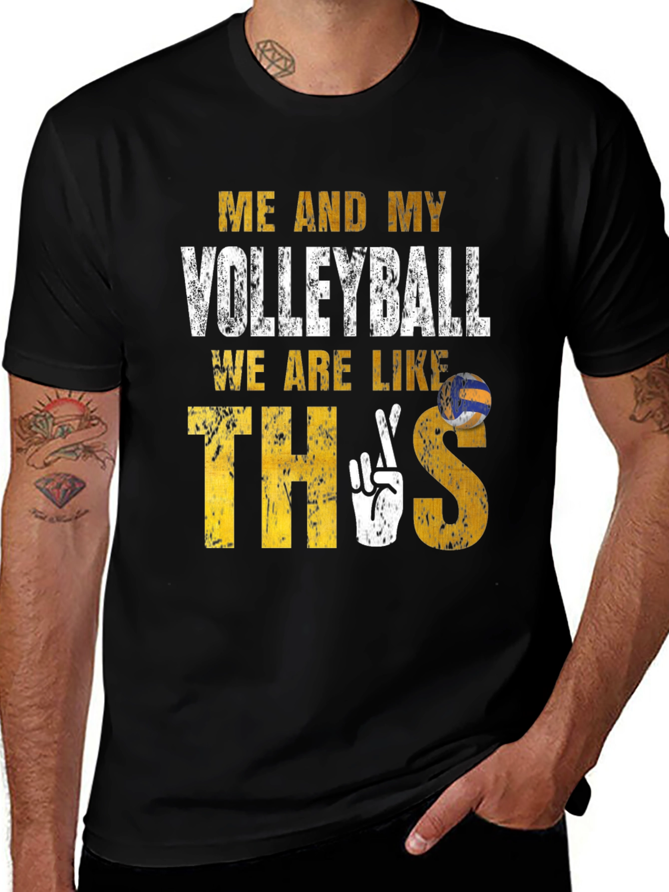 Volleyball Graphic Tee - Me and My Volleyball