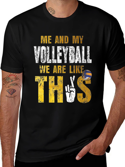 Volleyball Graphic Tee - Me and My Volleyball