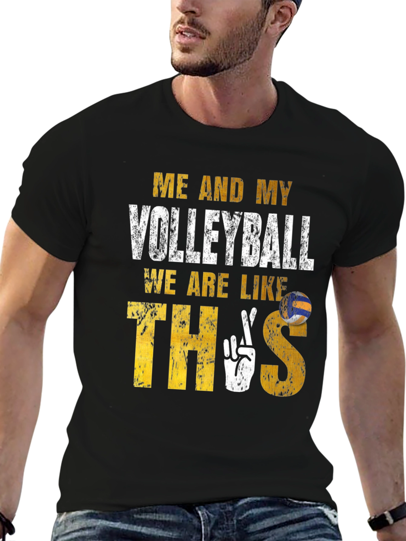 Volleyball Graphic Tee - Me and My Volleyball