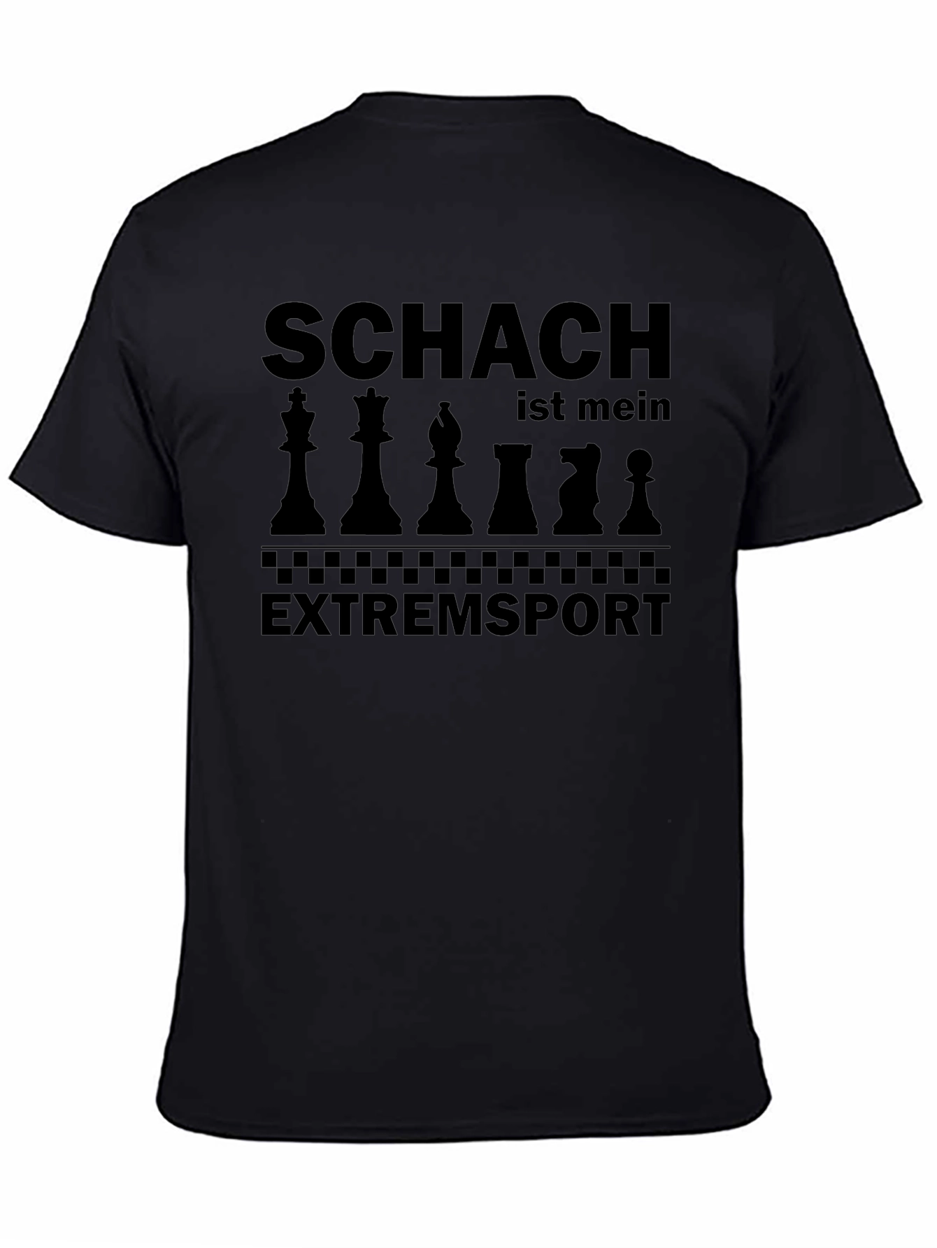 Chess is My Extreme Sport Black T-Shirt