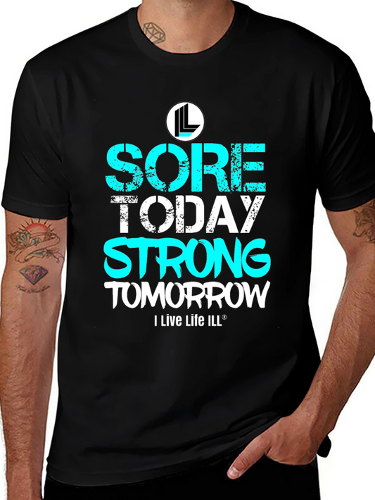 Sore Today Strong Tomorrow Graphic Tee - Black