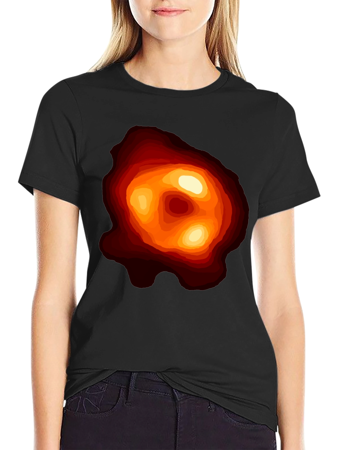 Black Hole Graphic Tee - Space Science Shirt