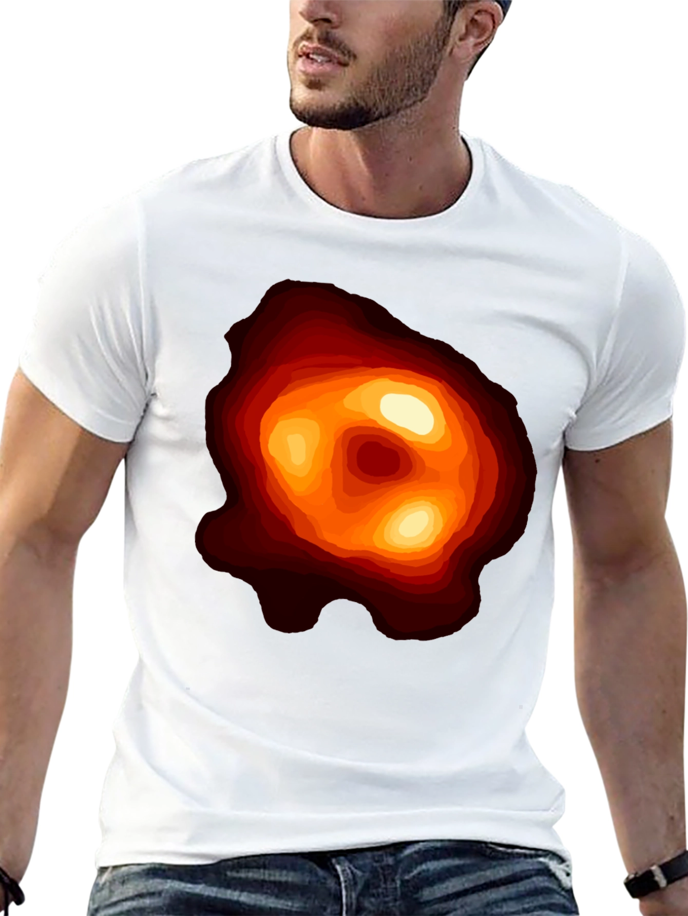 Black Hole Graphic Tee - Space Science Shirt