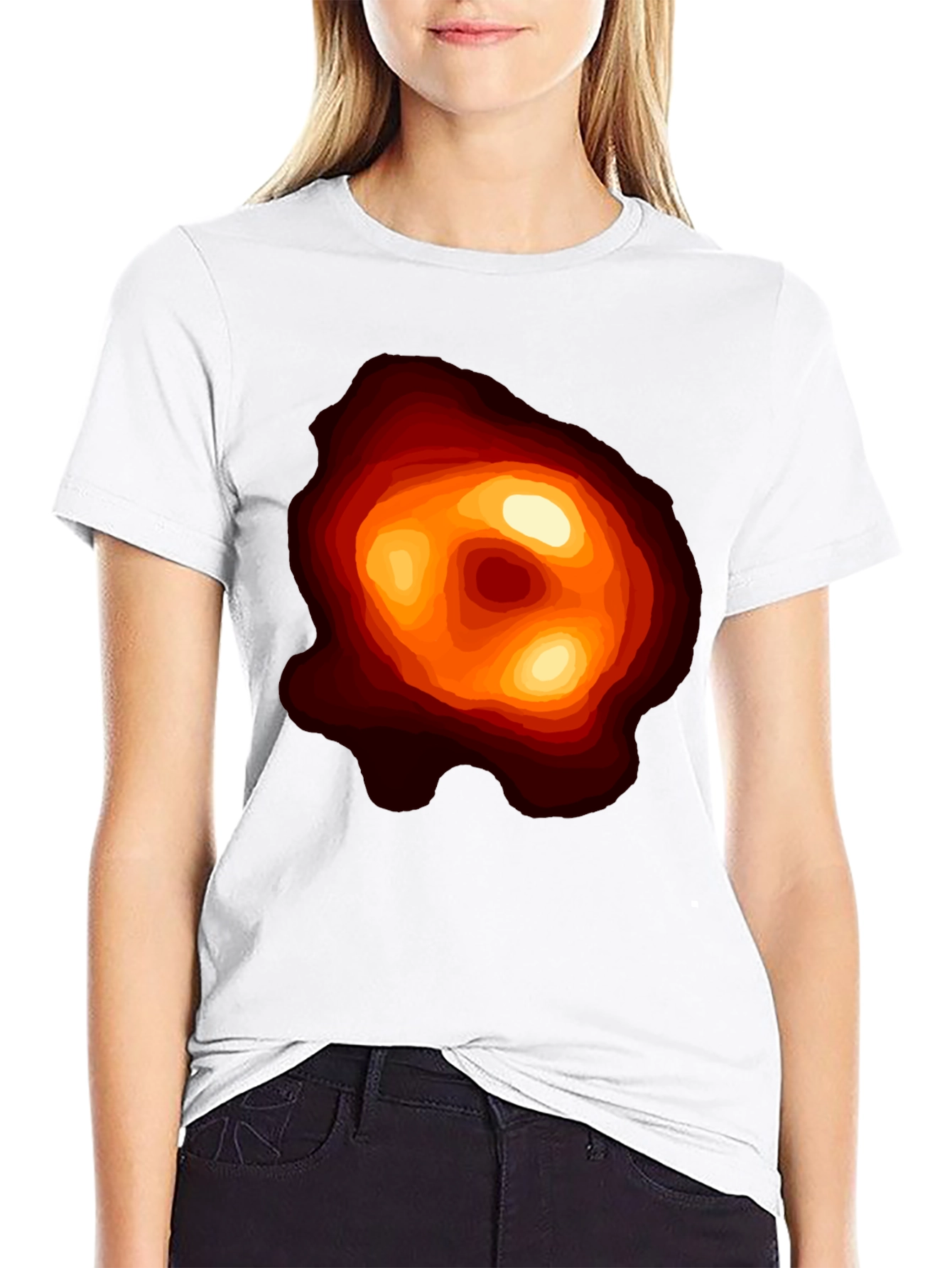 Black Hole Graphic Tee - Space Science Shirt