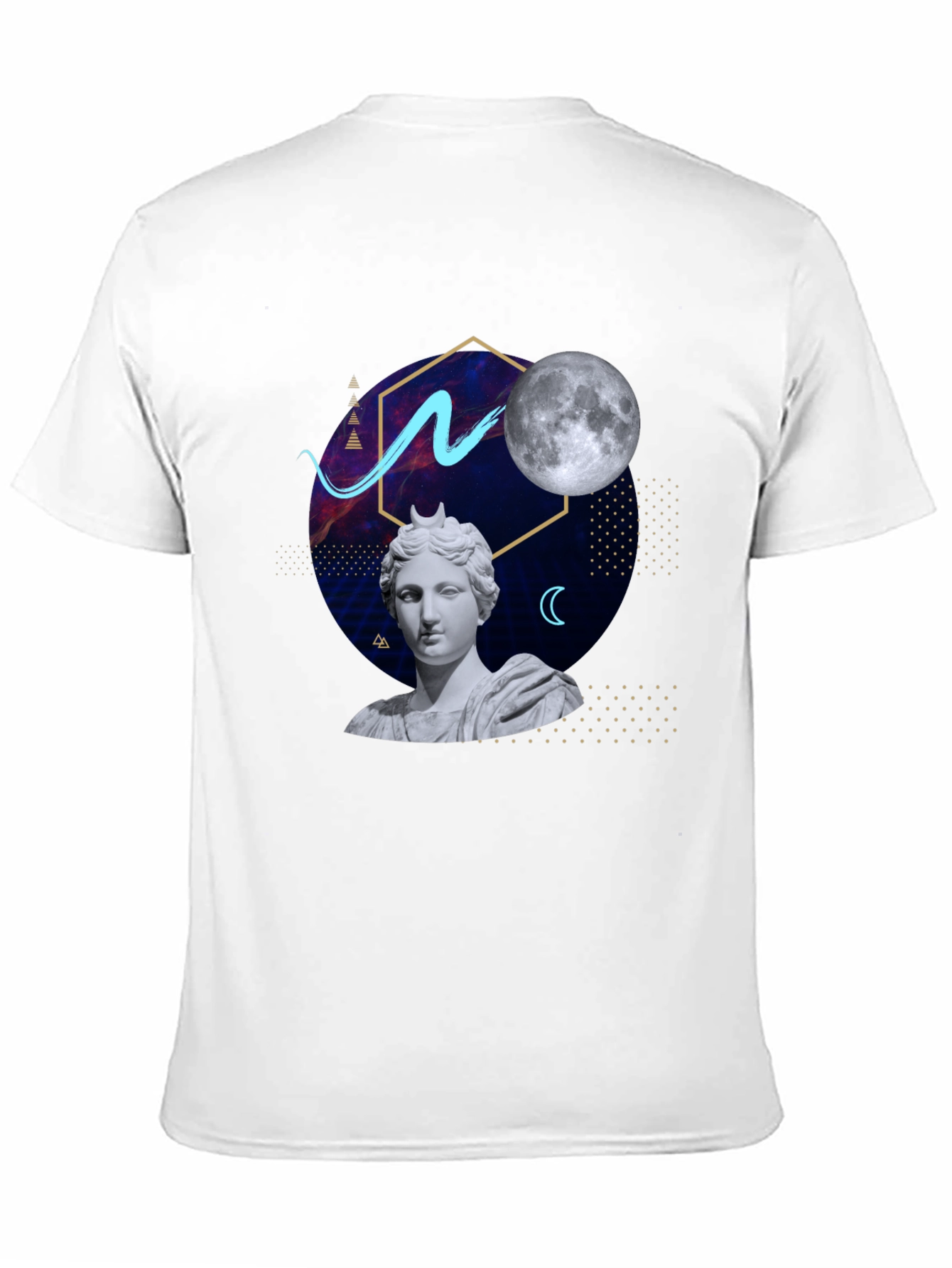 Artsy Graphic Tee - Moon Goddess Design