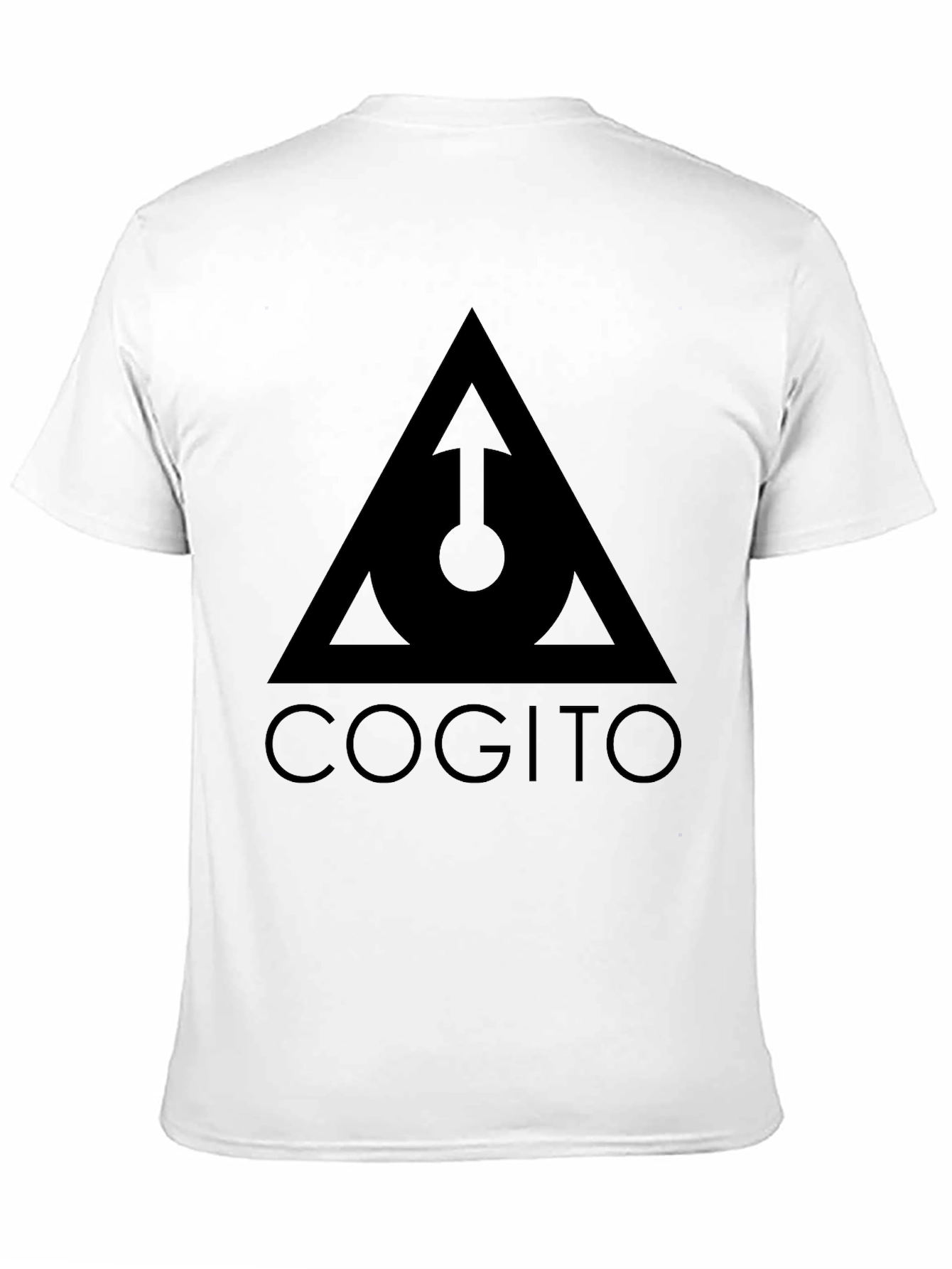 Cogito Triangle Graphic Tee - Modern Black T-Shirt