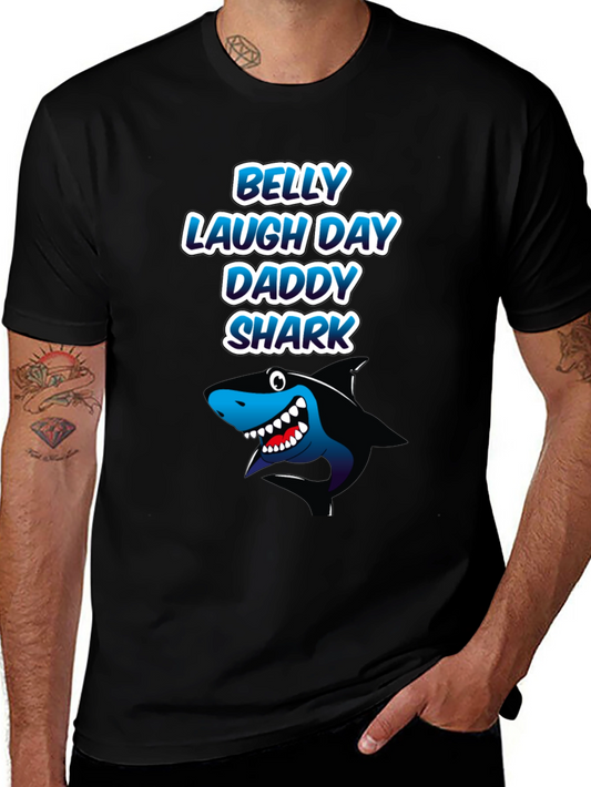 Daddy Shark T-Shirt - Belly Laugh Day Gift