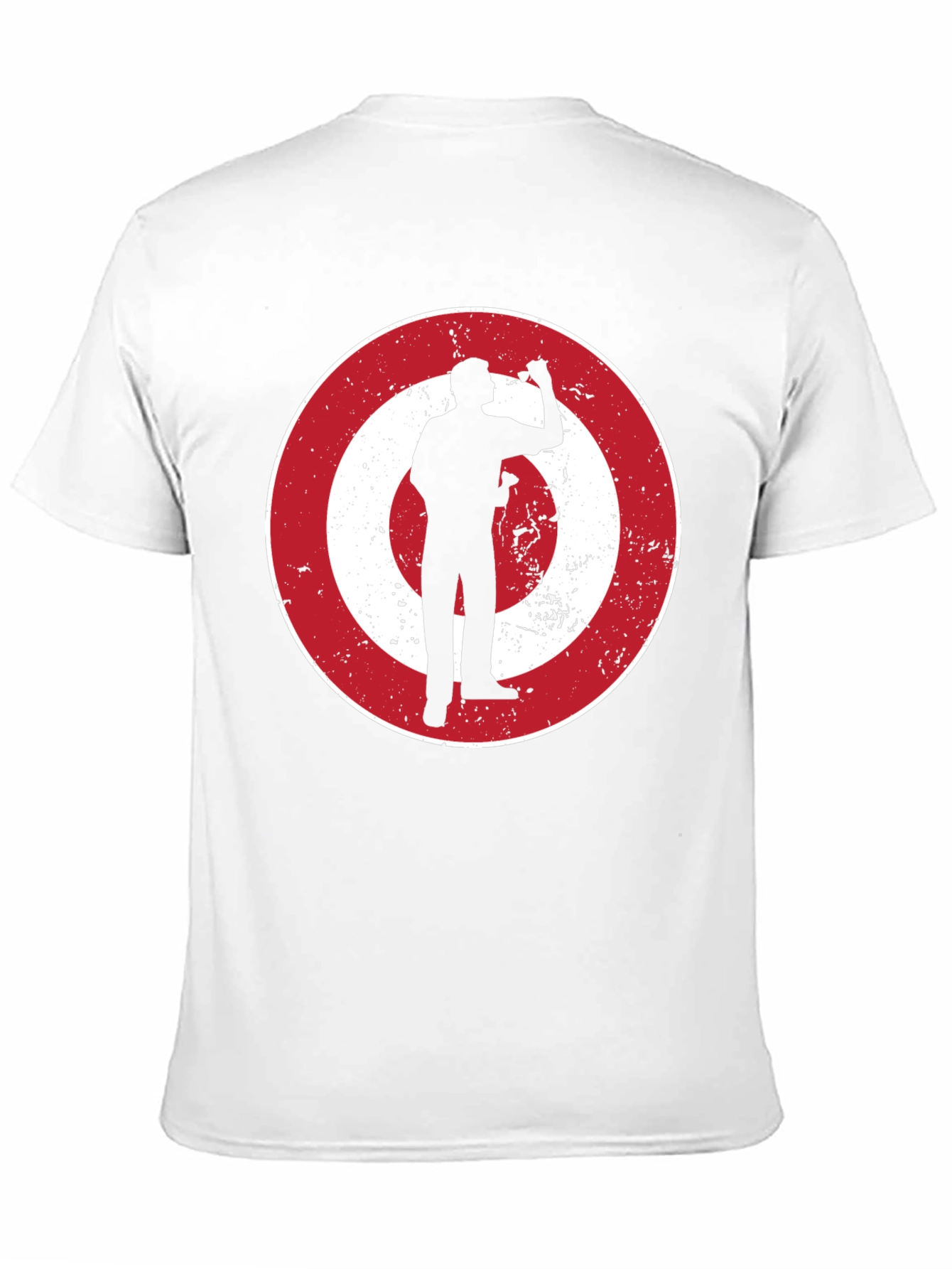 Darts Player Graphic Tee - Bullseye Design