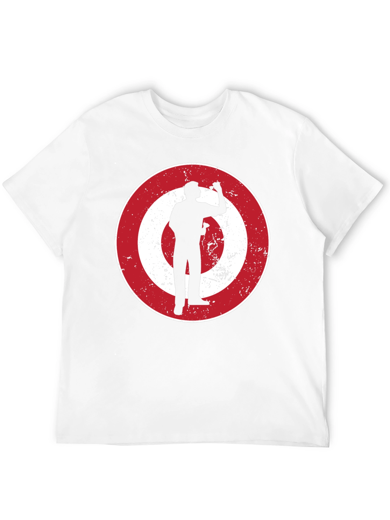 Darts Player Graphic Tee - Bullseye Design