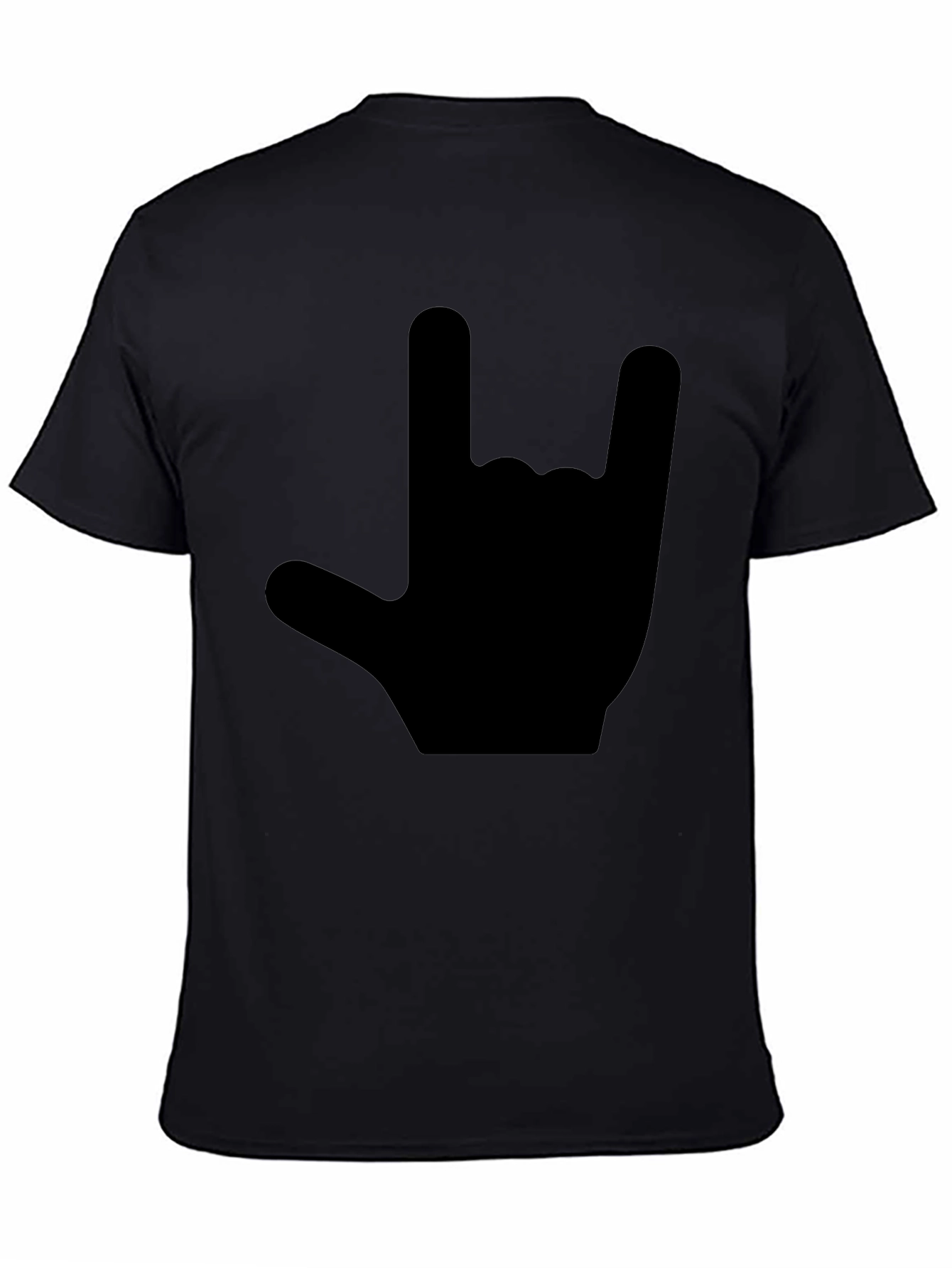 Rock On! Classic Black Graphic T-Shirt