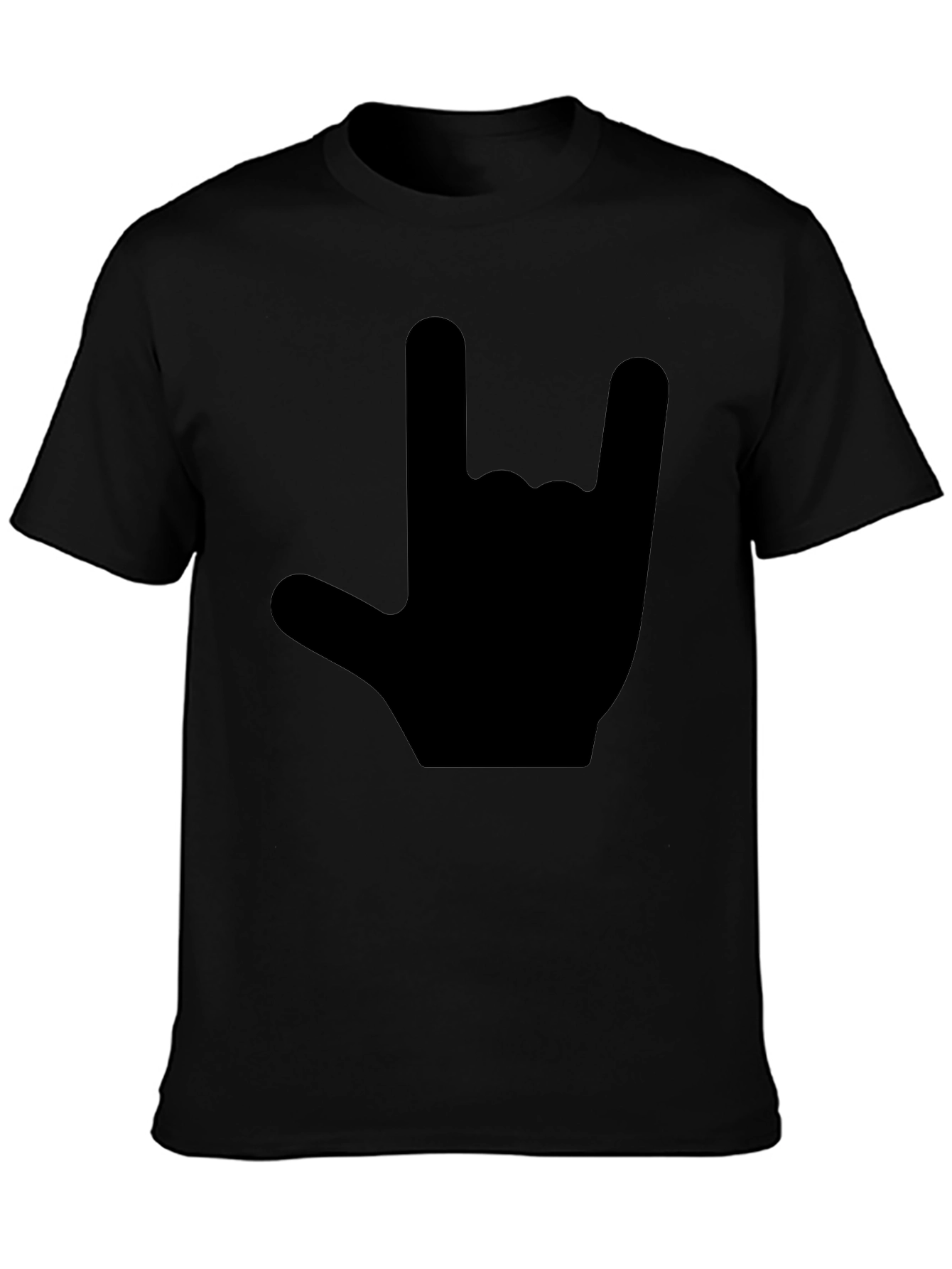 Rock On! Classic Black Graphic T-Shirt