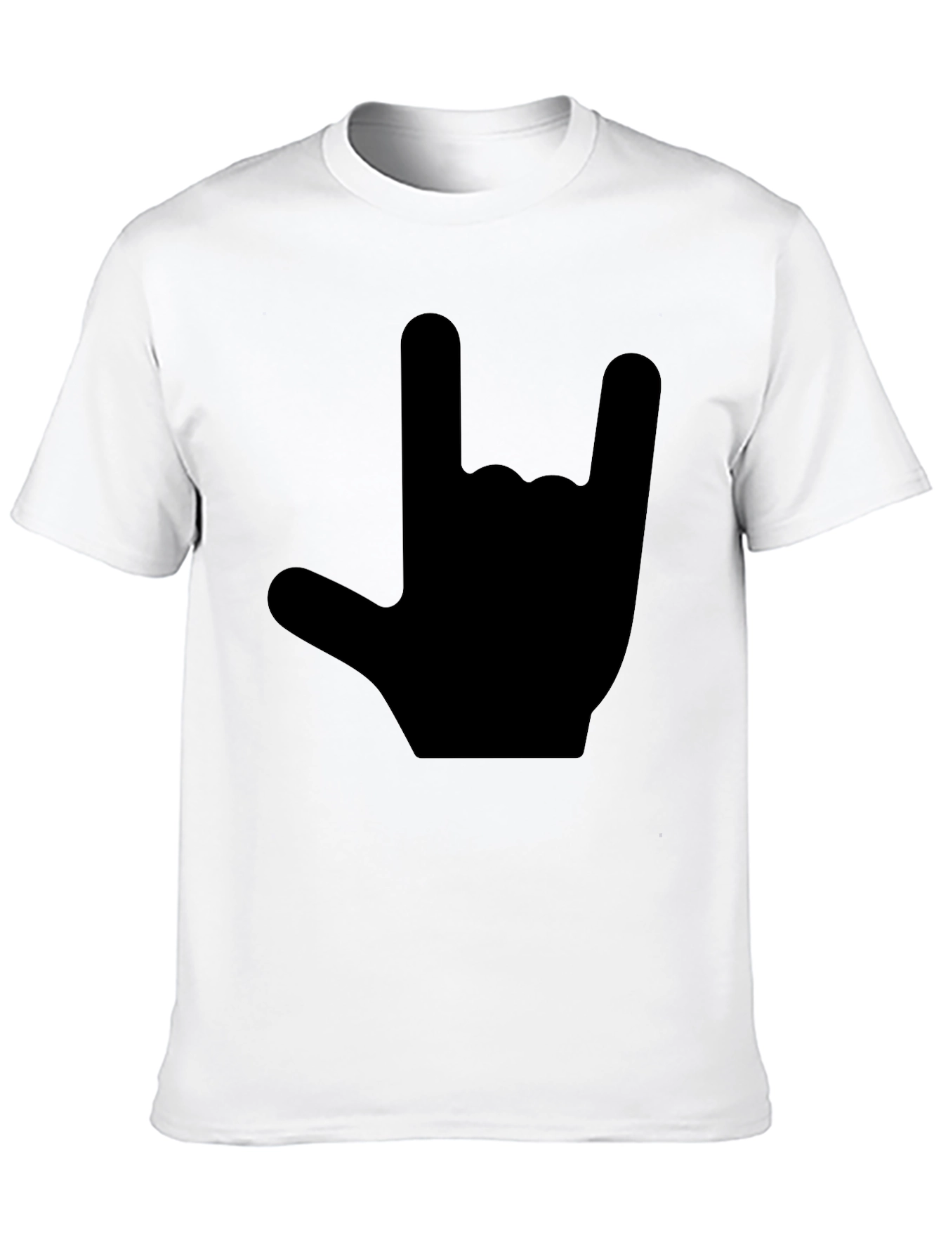 Rock On! Classic Black Graphic T-Shirt