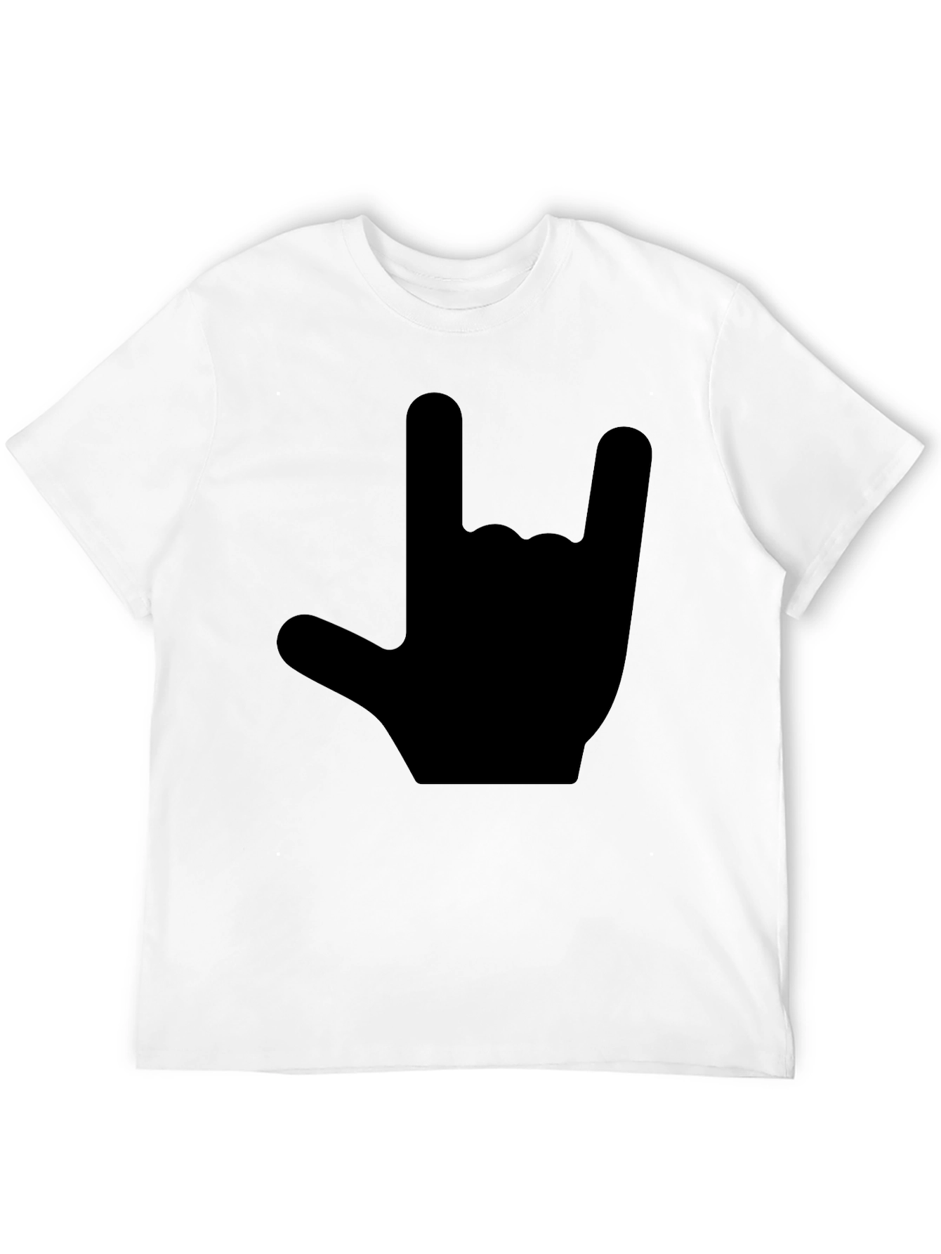 Rock On! Classic Black Graphic T-Shirt