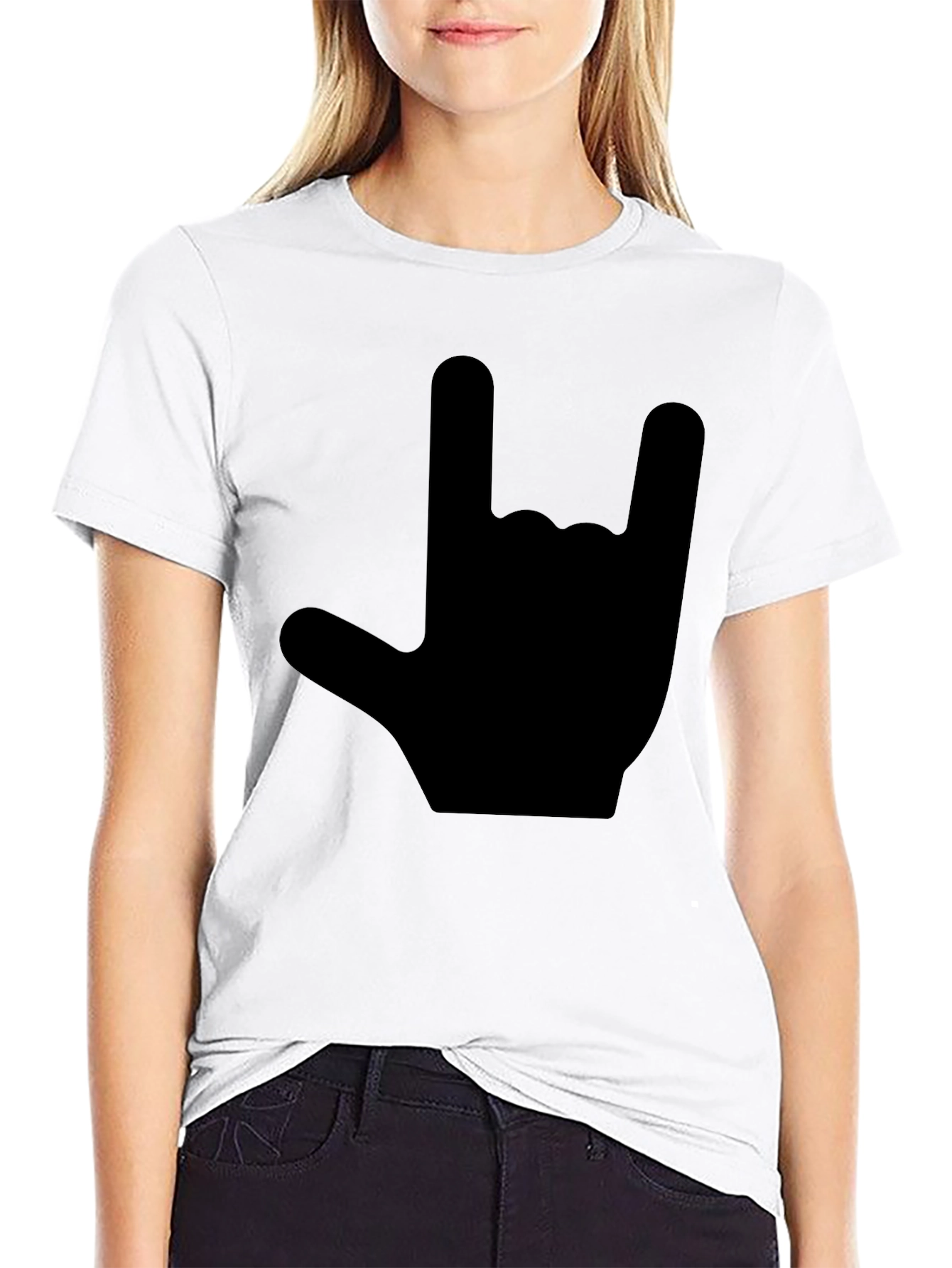 Rock On! Classic Black Graphic T-Shirt