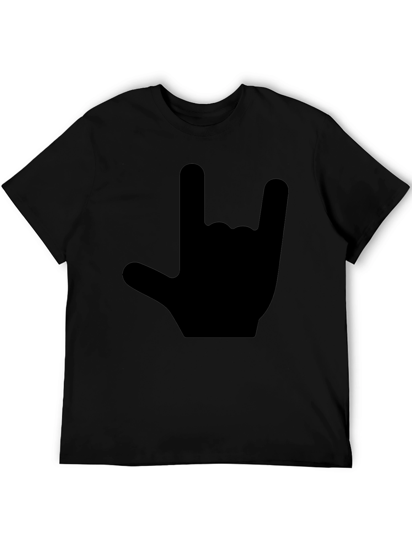 Rock On! Classic Black Graphic T-Shirt