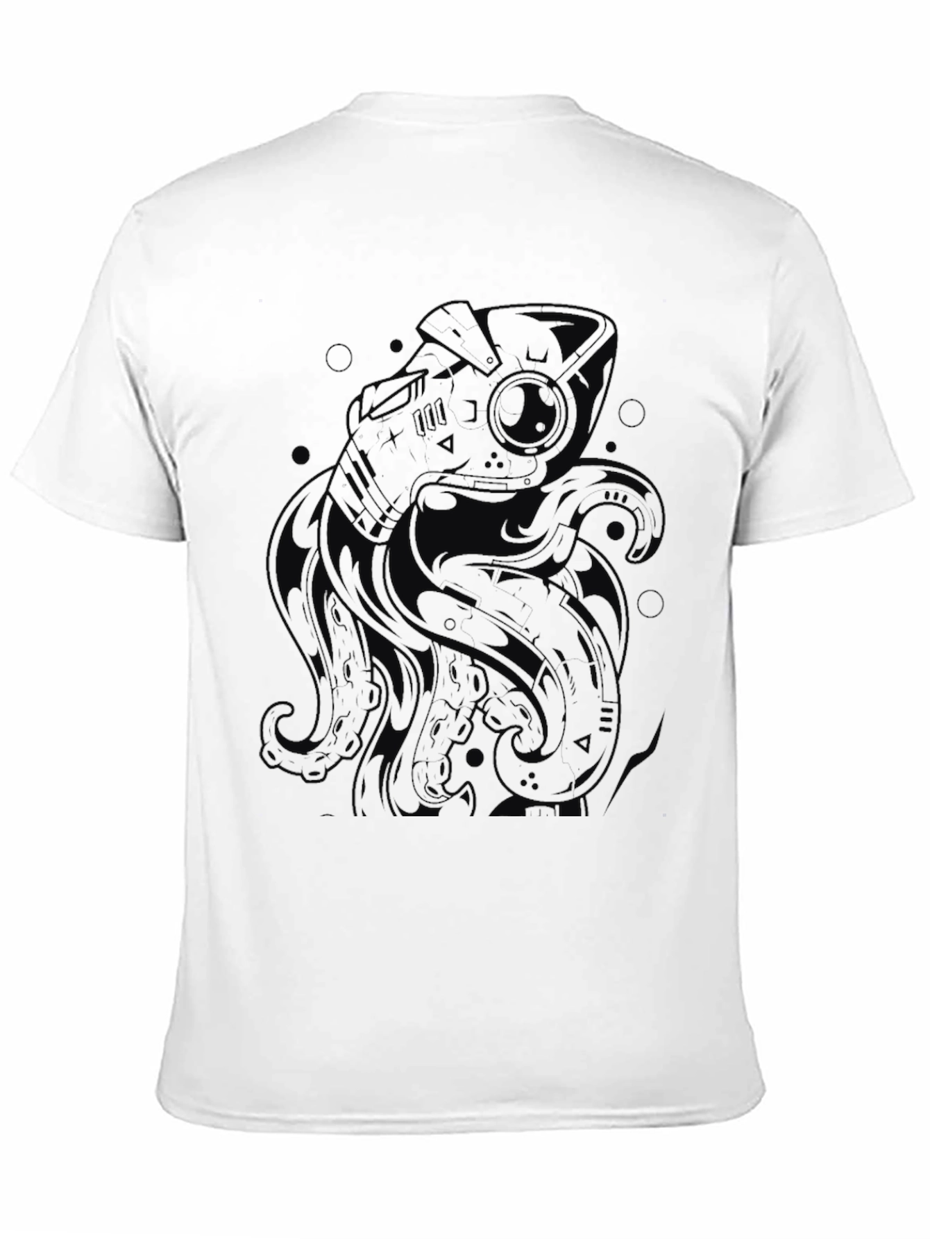 Cosmic Octopus Black T-Shirt