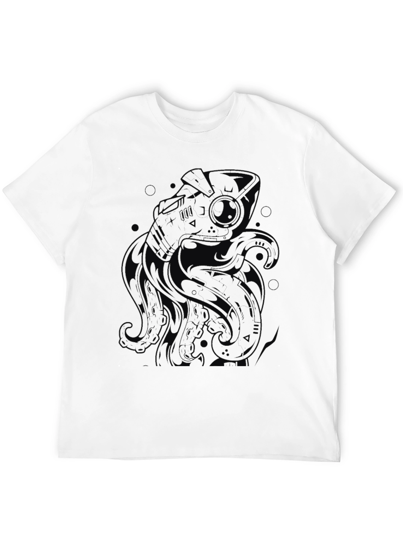 Cosmic Octopus Black T-Shirt