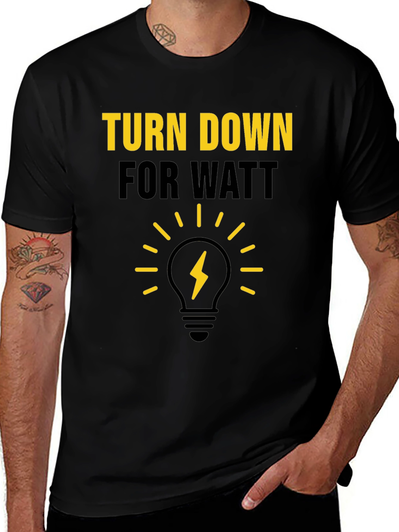 Turn Down For Watt Graphic T-Shirt