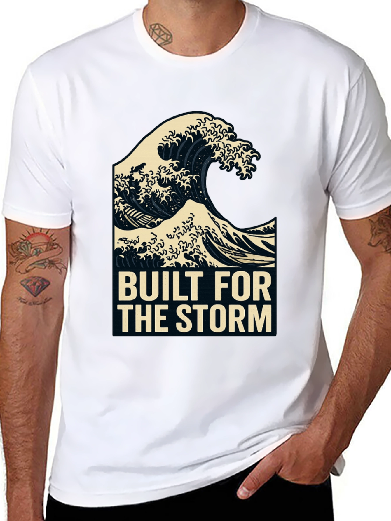 Built for The Storm Wave Graphic Tee