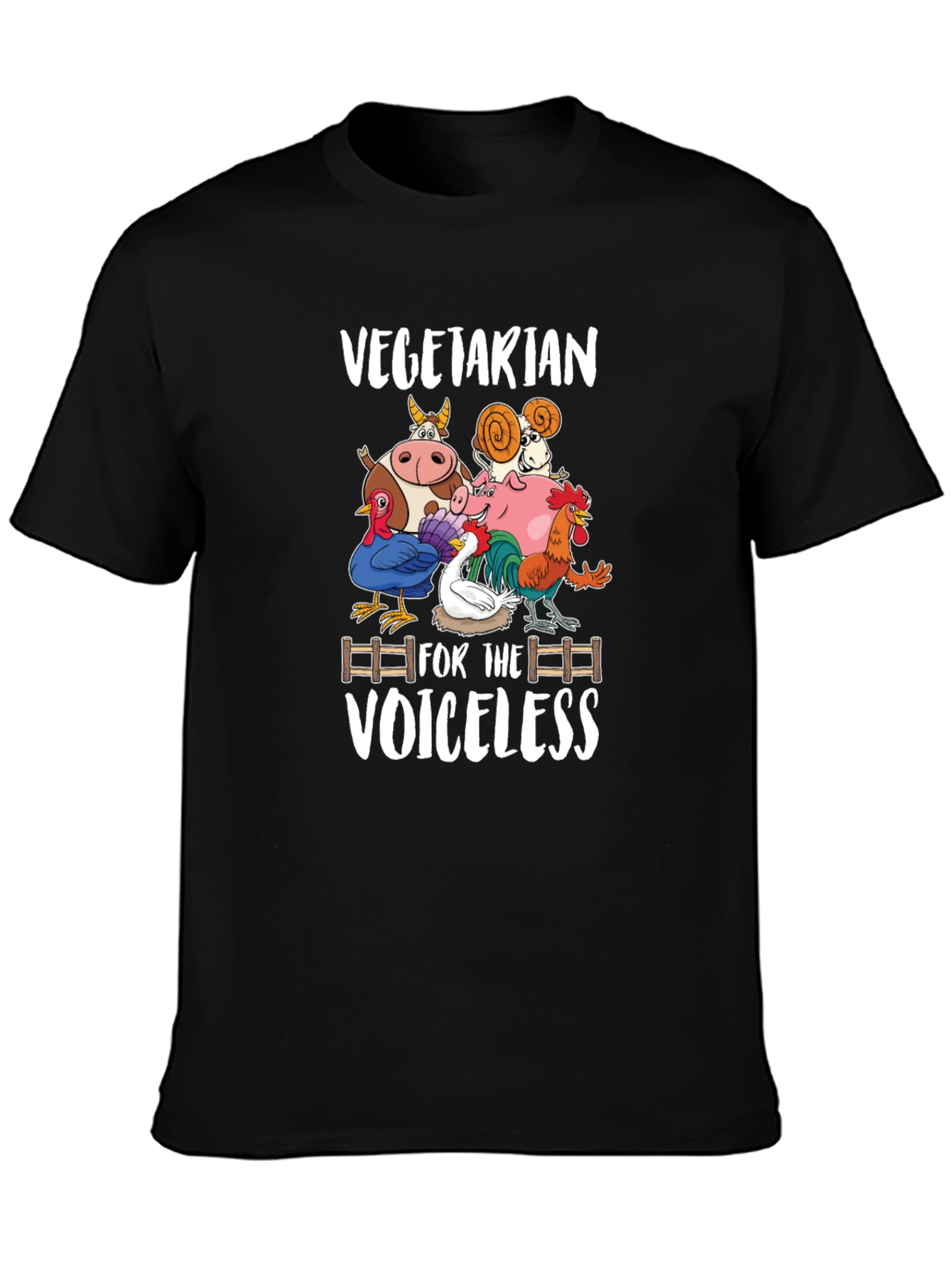 Vegetarian for the Voiceless Graphic T-Shirt
