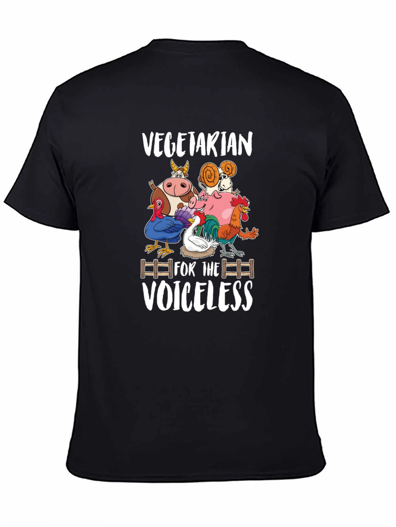 Vegetarian for the Voiceless Graphic T-Shirt
