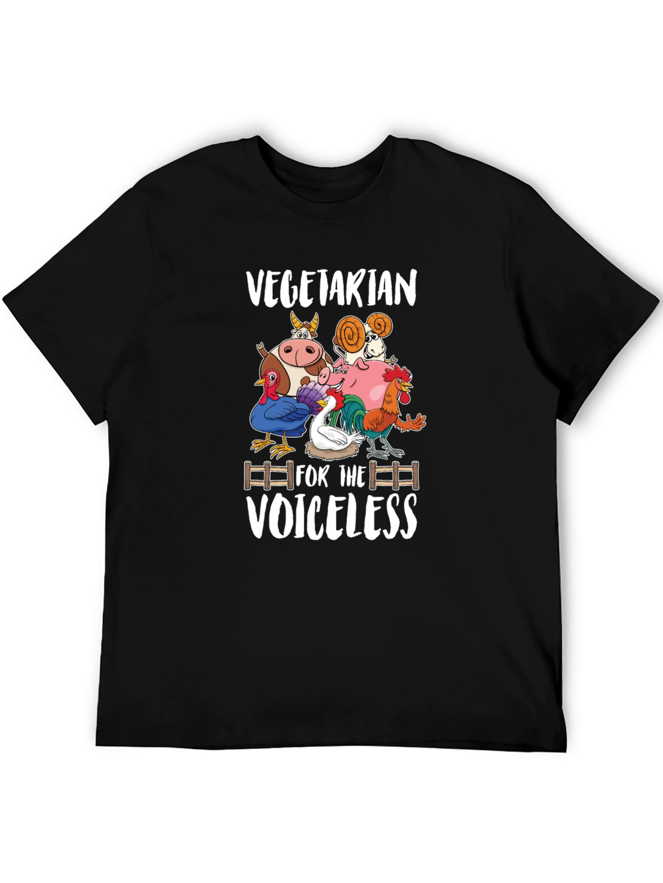 Vegetarian for the Voiceless Graphic T-Shirt