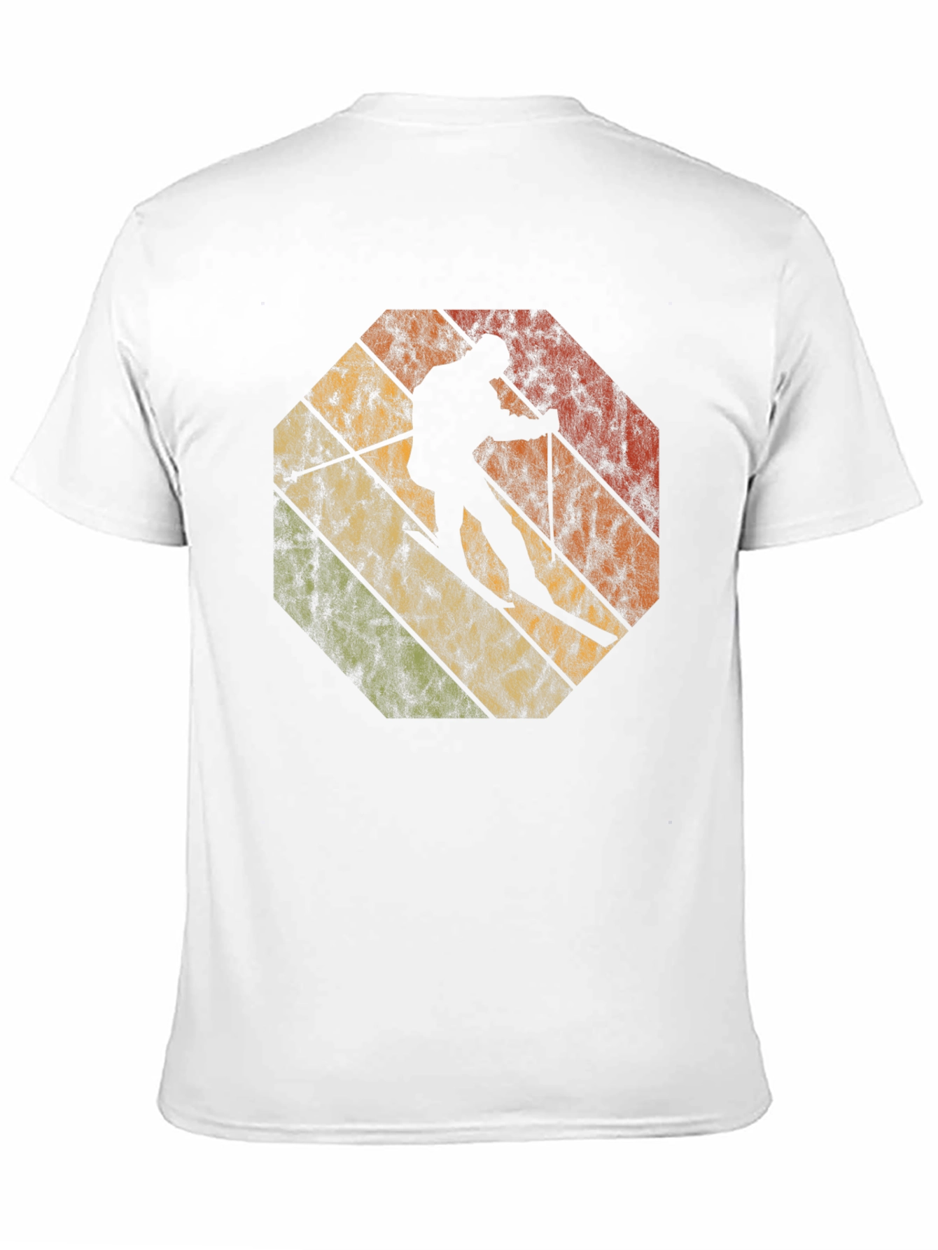 Retro Skiing Silhouette T-Shirt