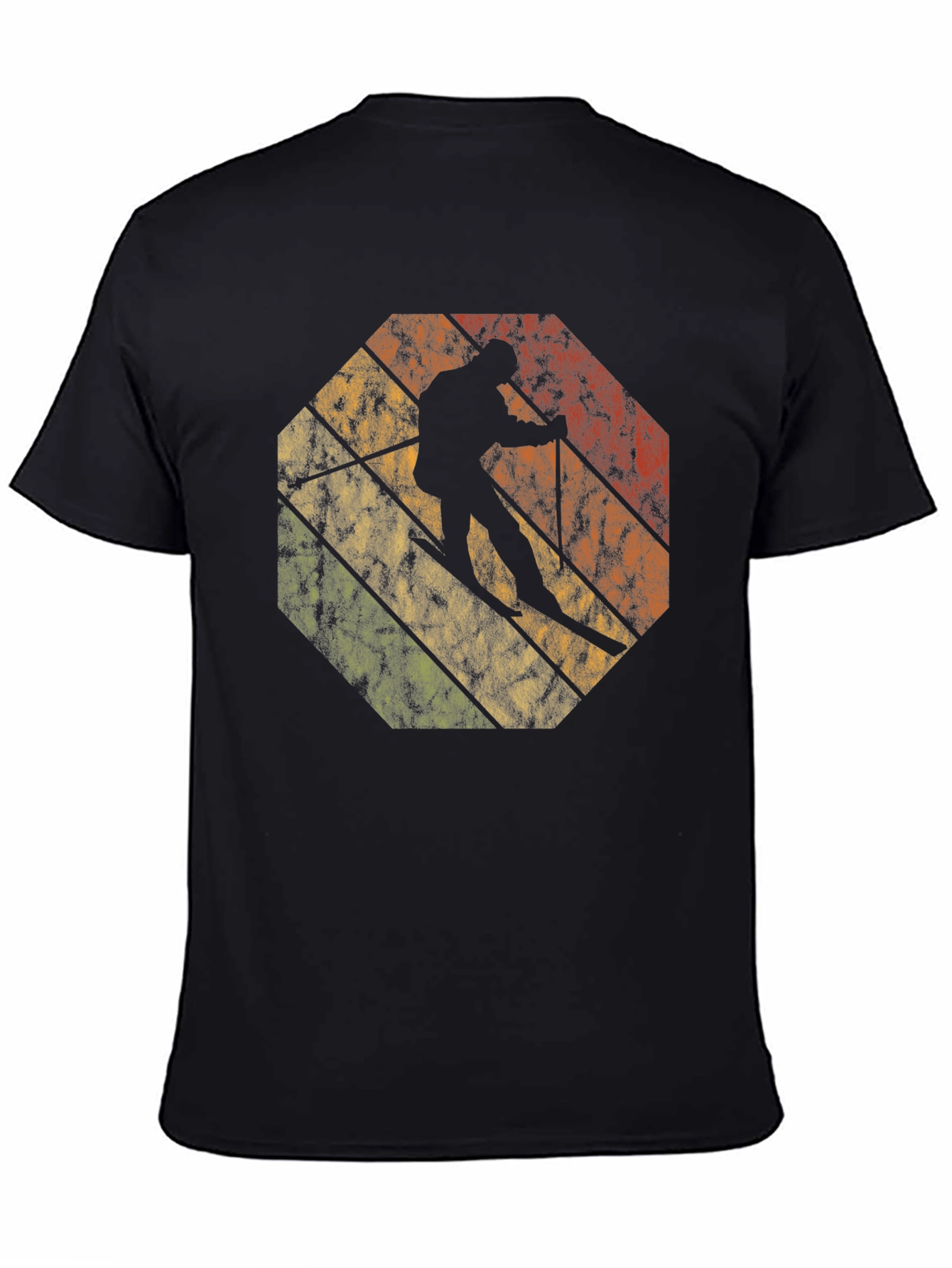Retro Skiing Silhouette T-Shirt