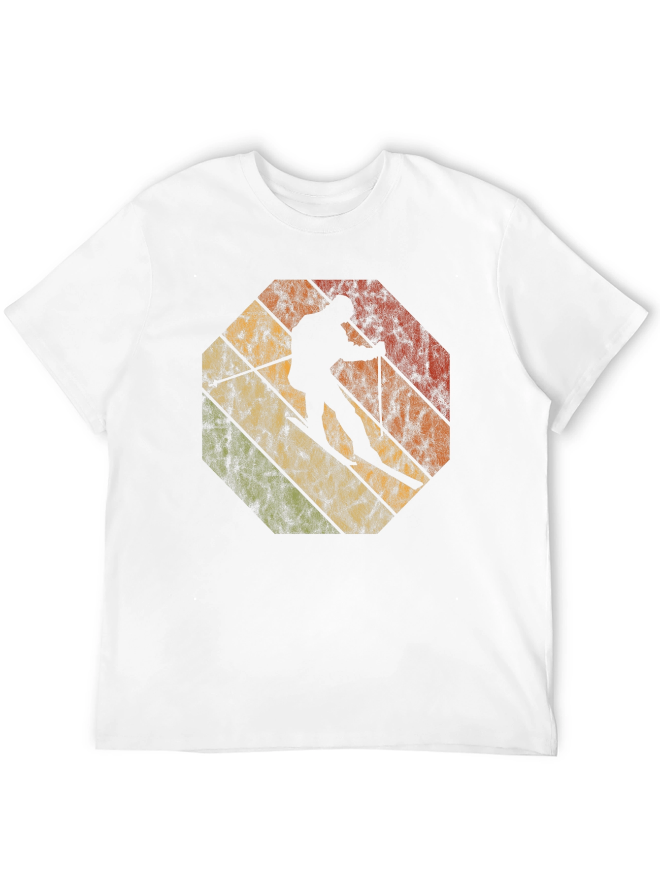 Retro Skiing Silhouette T-Shirt