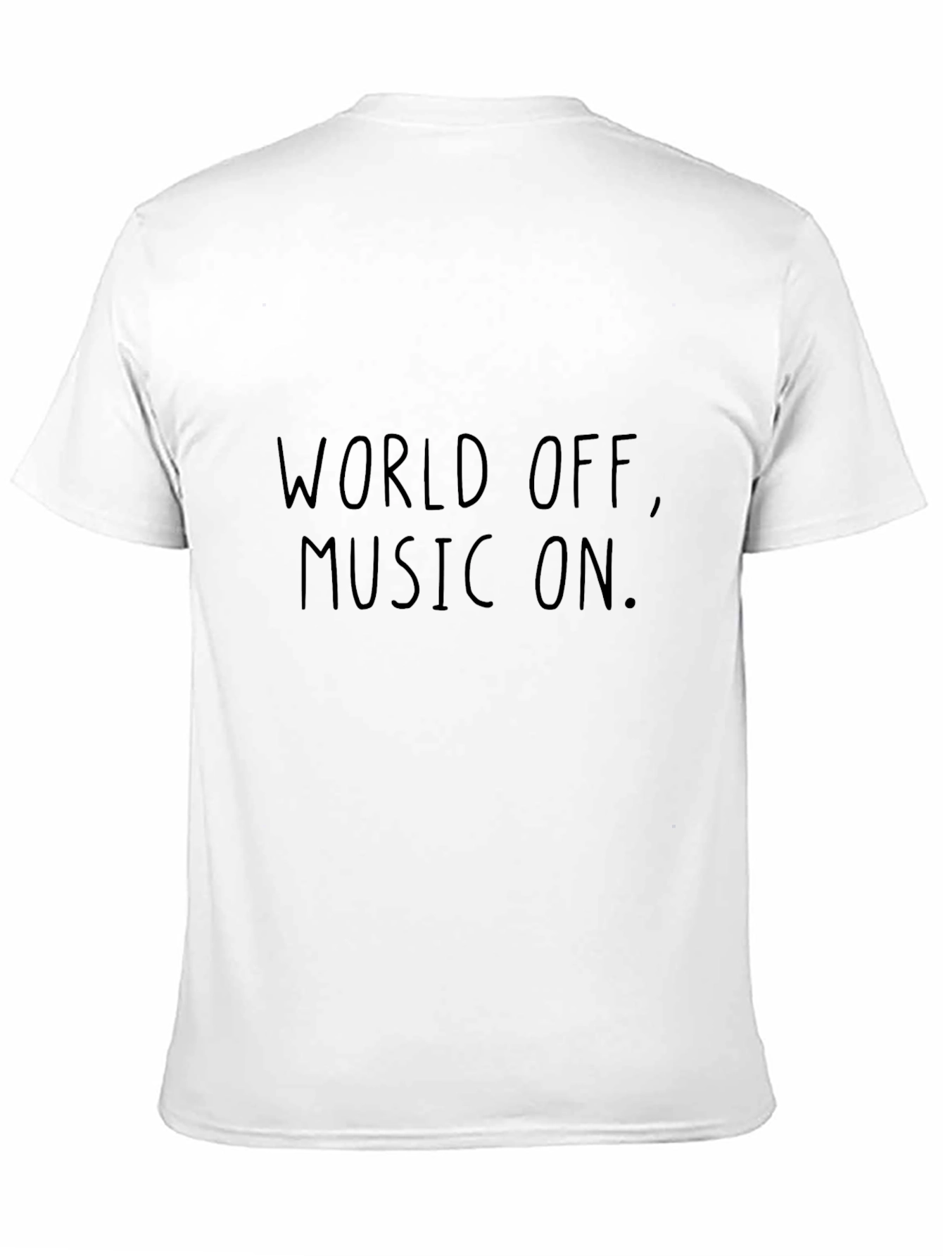 World Off Music On Graphic T-Shirt