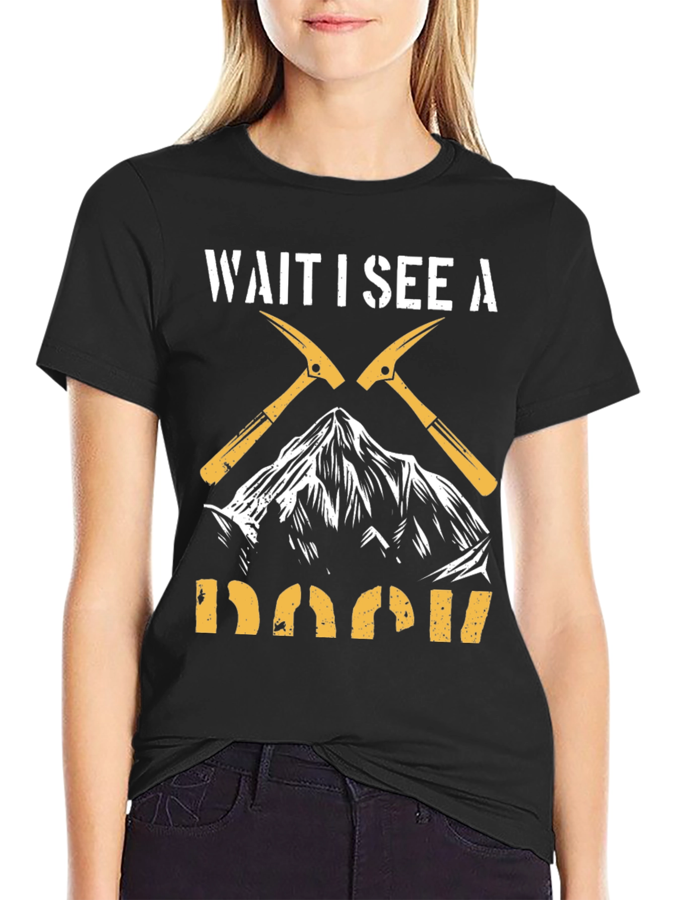 Wait I See A Boom T-Shirt Mountain Climber