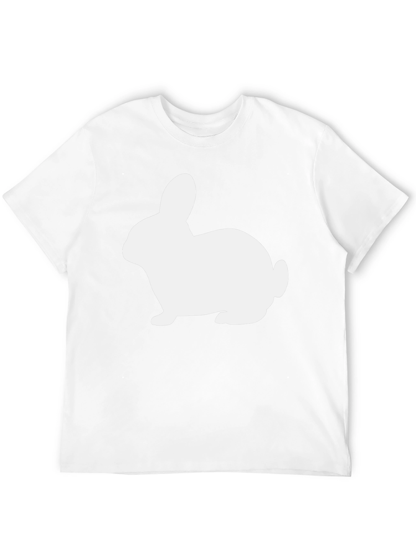 Bunny Silhouette Black T-Shirt